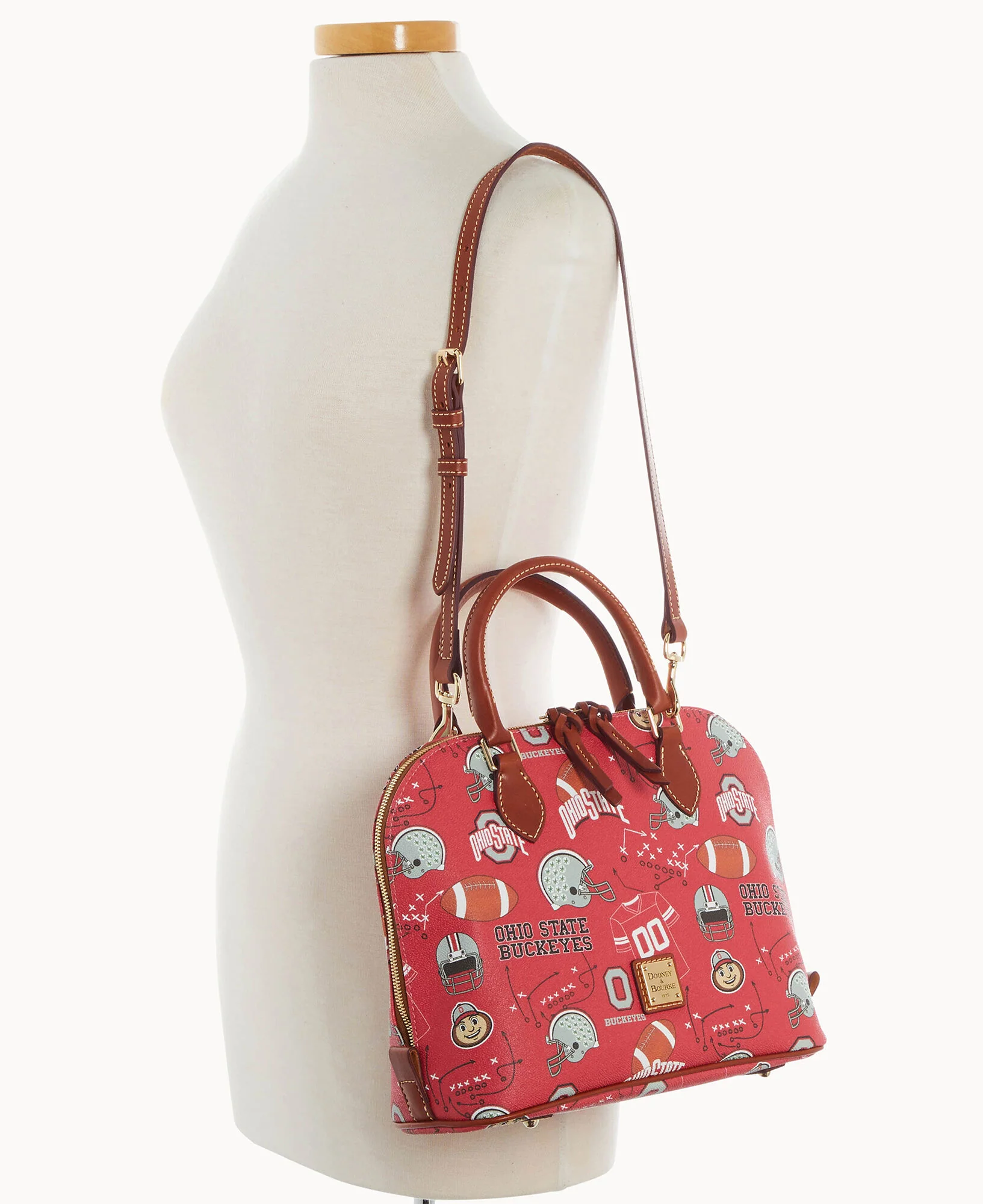 Collegiate Ohio State University Zip Zip Satchel - Image 3