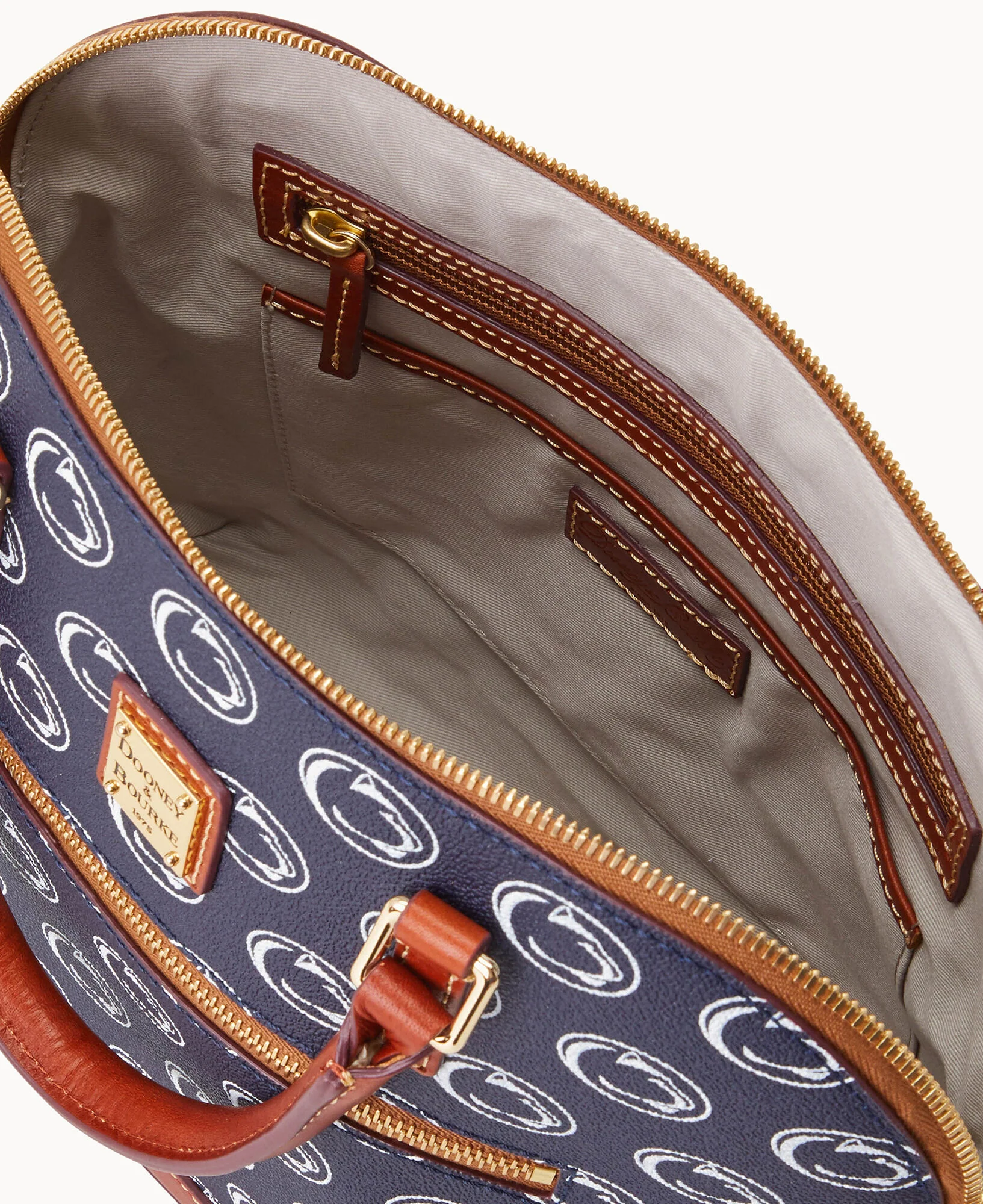 Collegiate Penn State University Domed Zip Satchel - Image 3