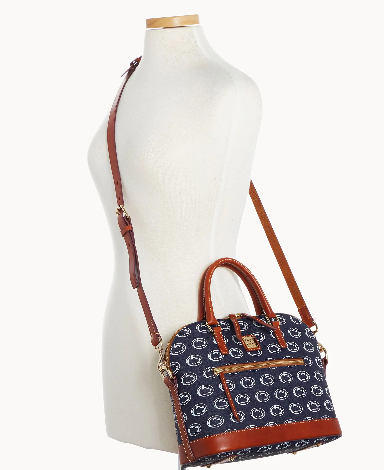 Collegiate Penn State University Domed Zip Satchel - Image 4