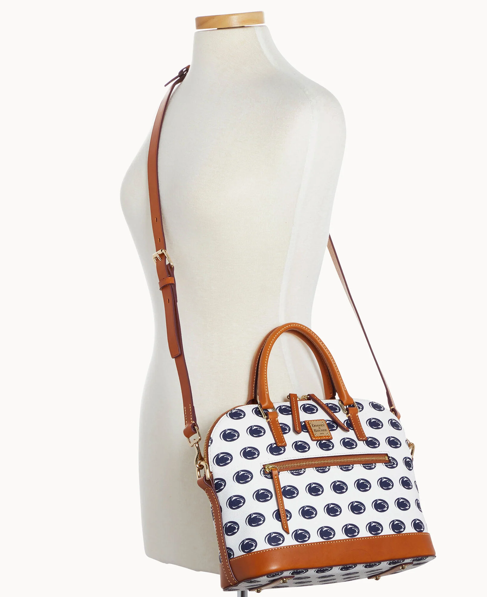 Collegiate Penn State University Domed Zip Satchel - Image 8