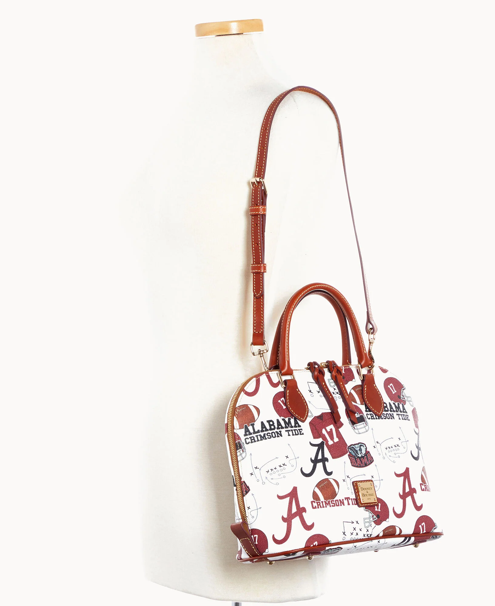 Collegiate University of Alabama Zip Zip Satchel - Image 8