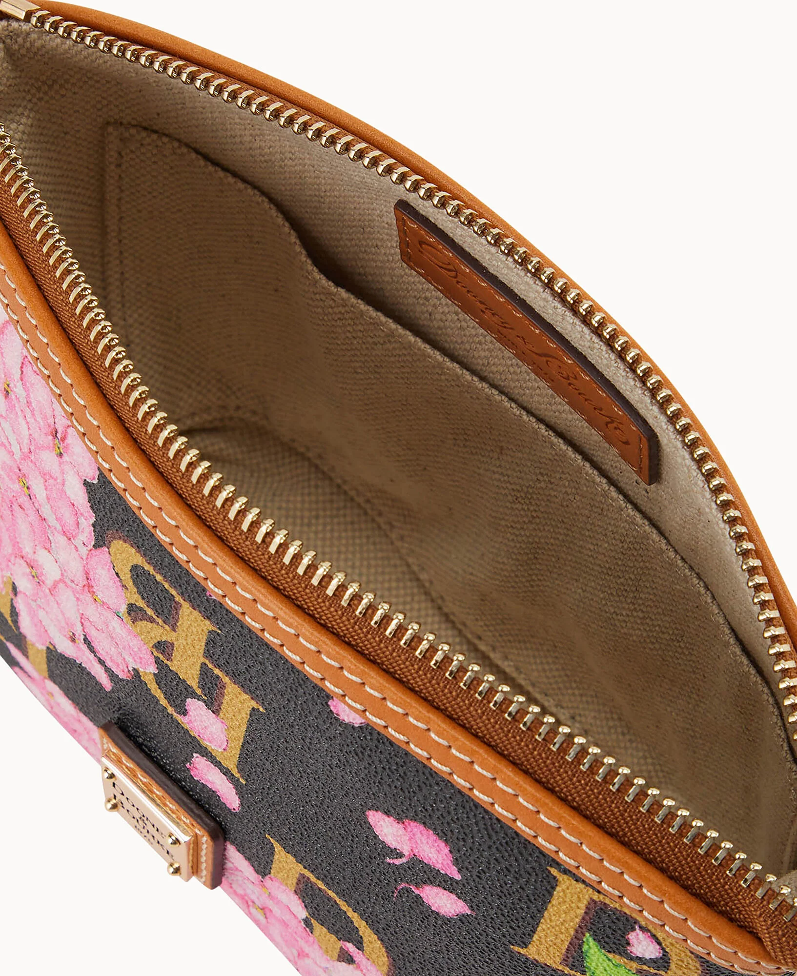 Hydrangea Monogram Cosmetic Case - Image 3