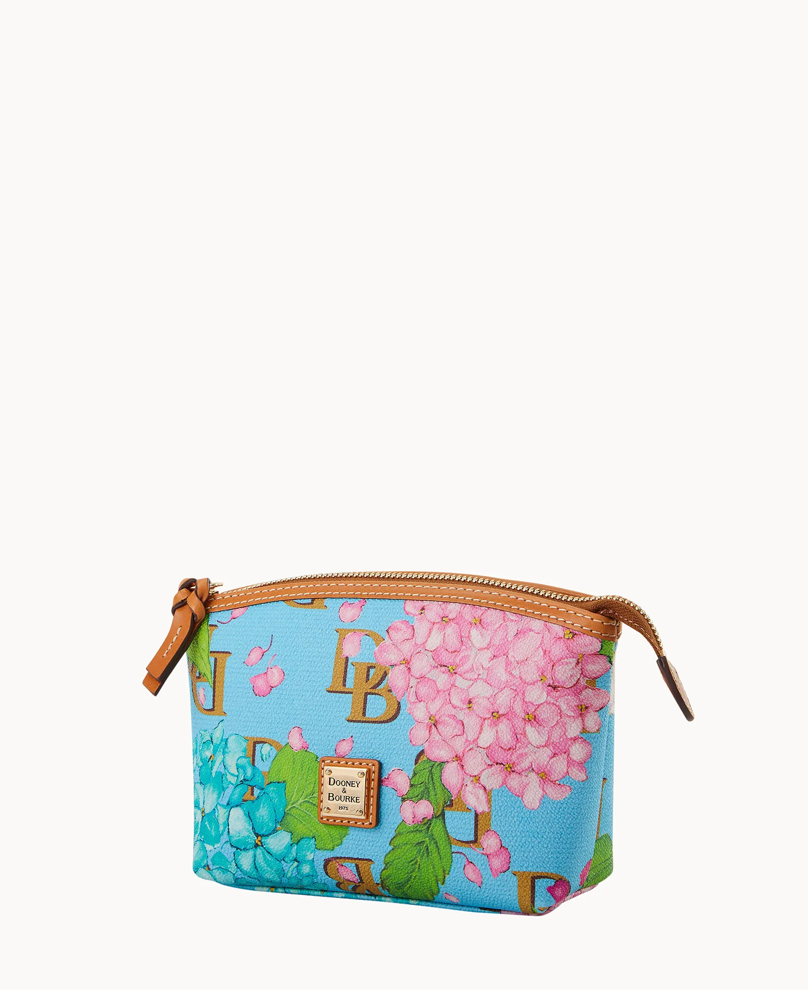 Hydrangea Monogram Cosmetic Case - Image 5