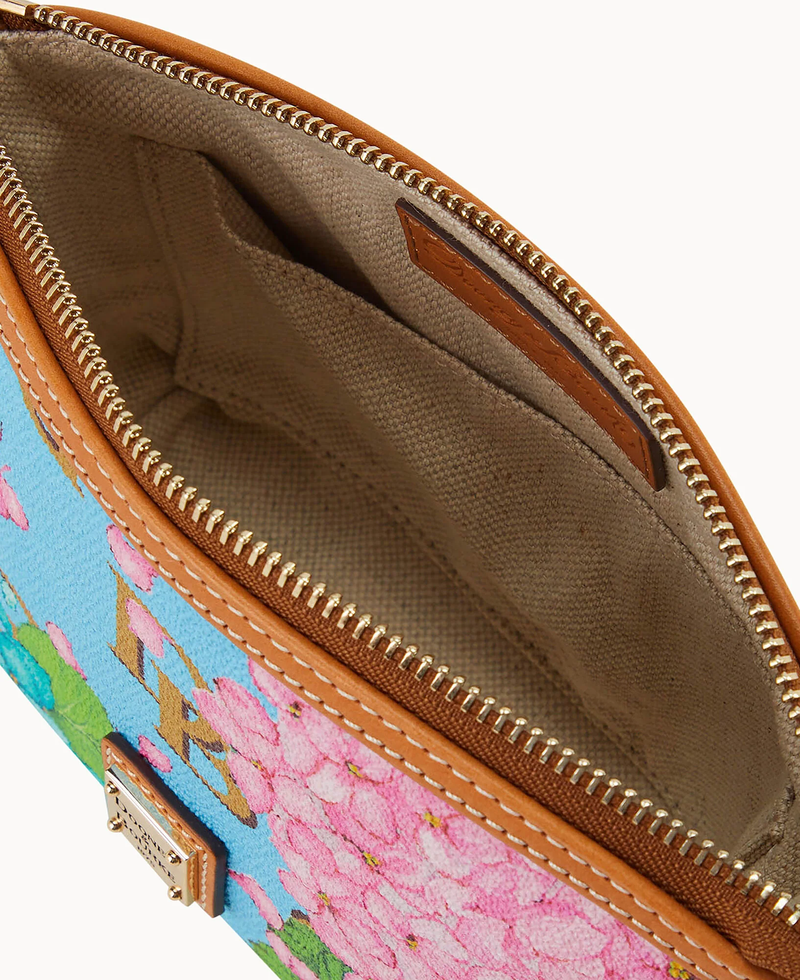 Hydrangea Monogram Cosmetic Case - Image 6