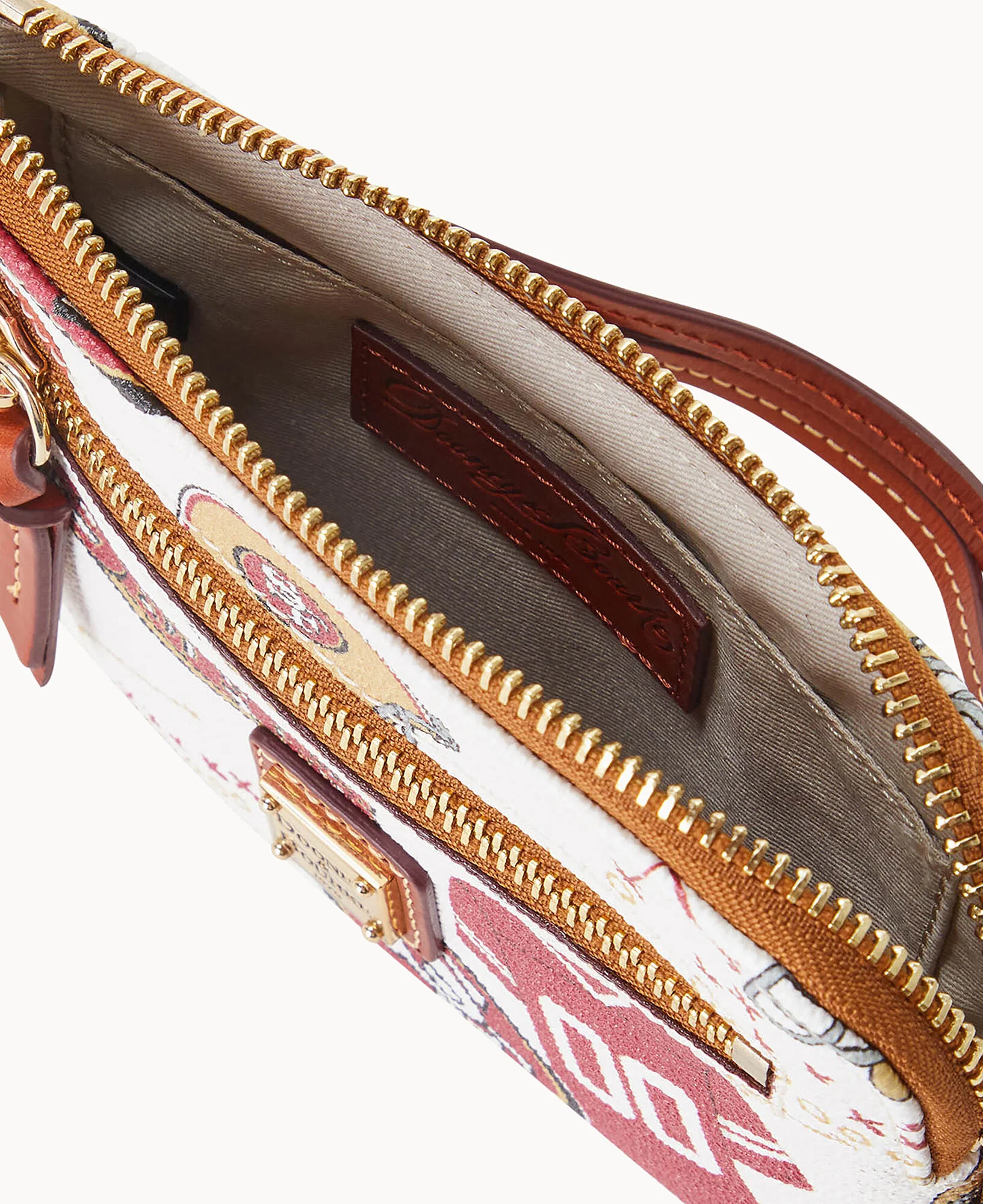 NFL 49ERS Zip Around Wristlet - Image 3