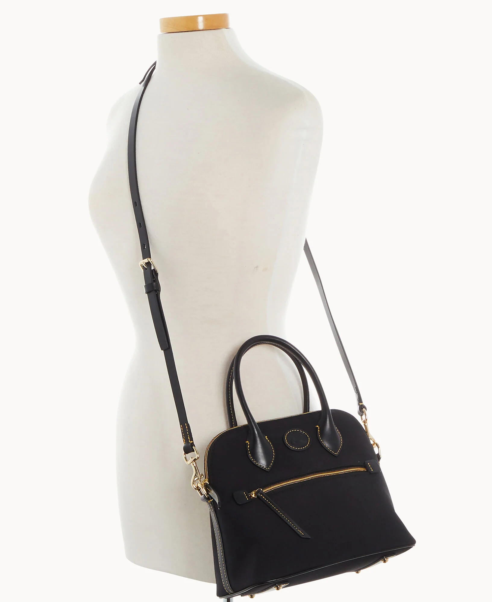 Nylon Domed Satchel - Image 4