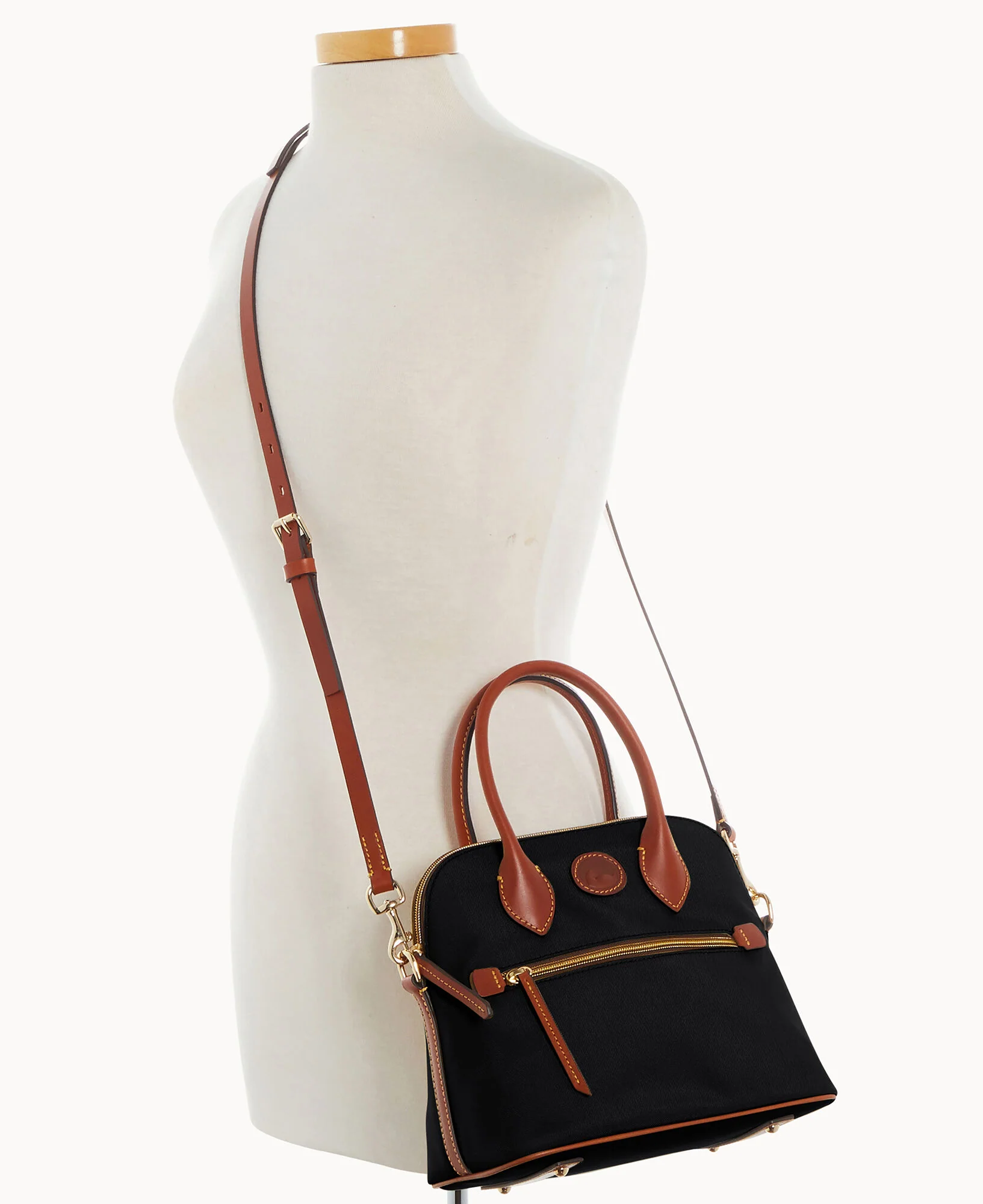 Nylon Domed Satchel - Image 8