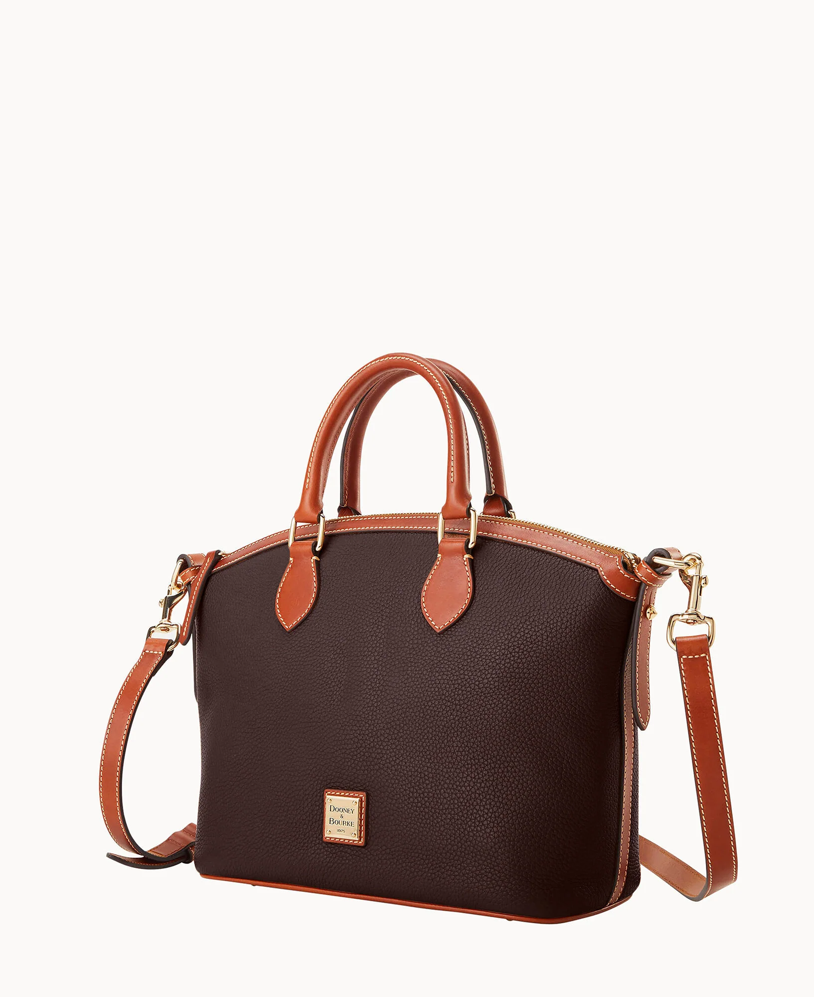 Pebble Grain Domed Satchel - Image 14