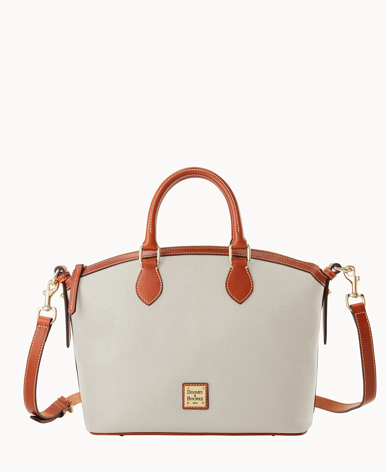 Pebble Grain Domed Satchel - Image 21