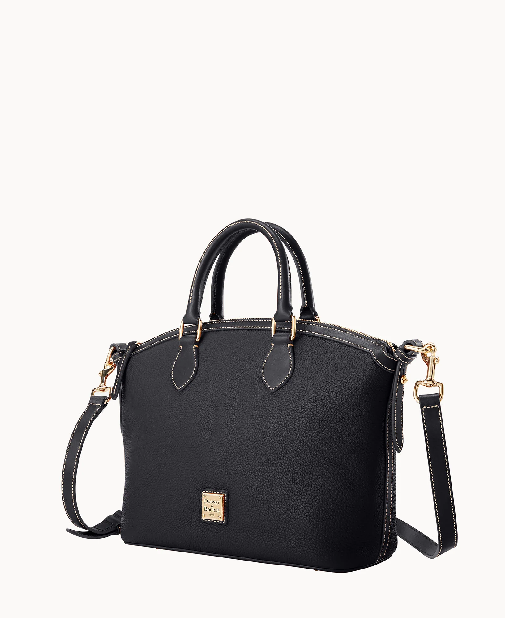 Pebble Grain Domed Satchel - Image 26