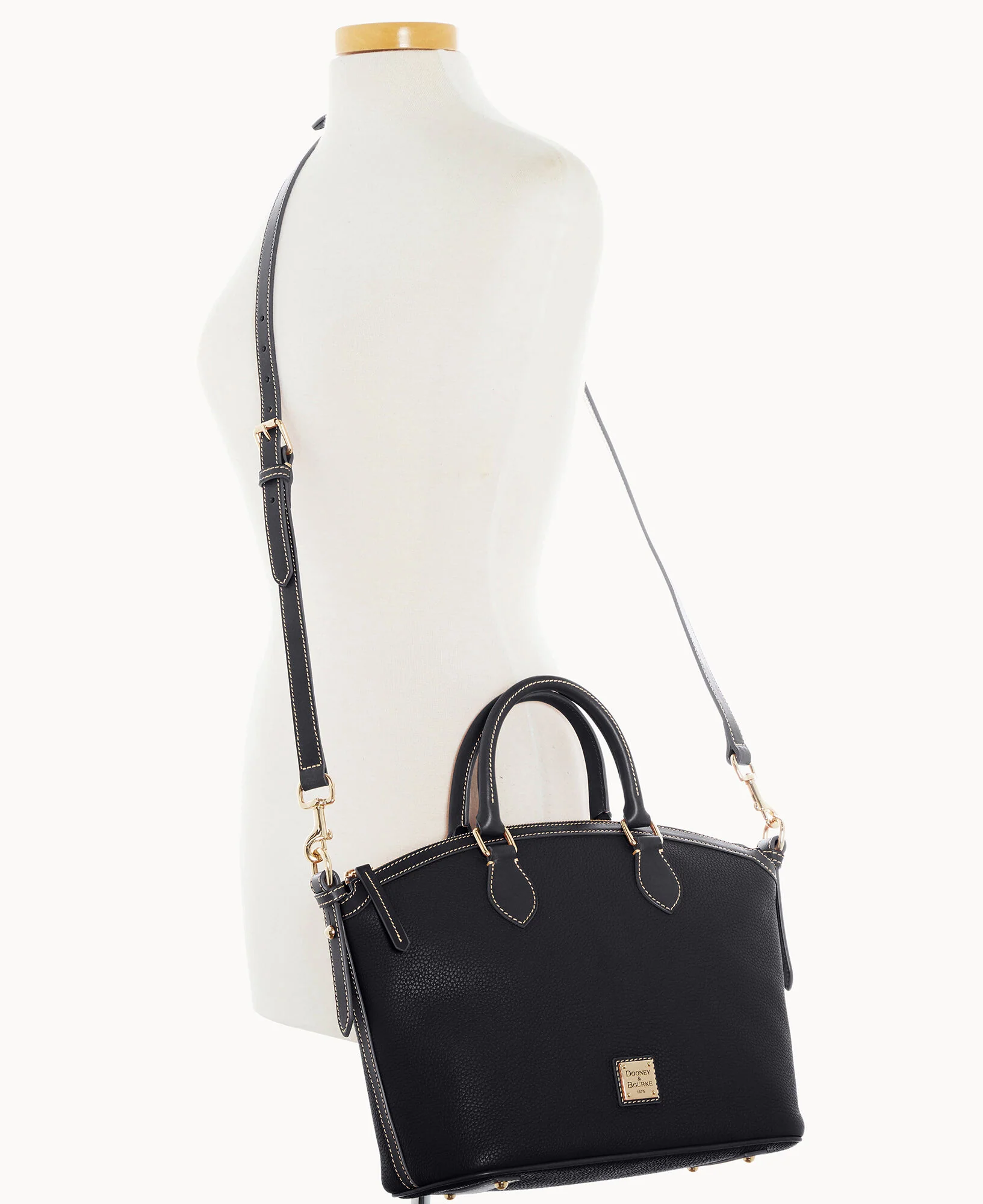 Pebble Grain Domed Satchel - Image 28