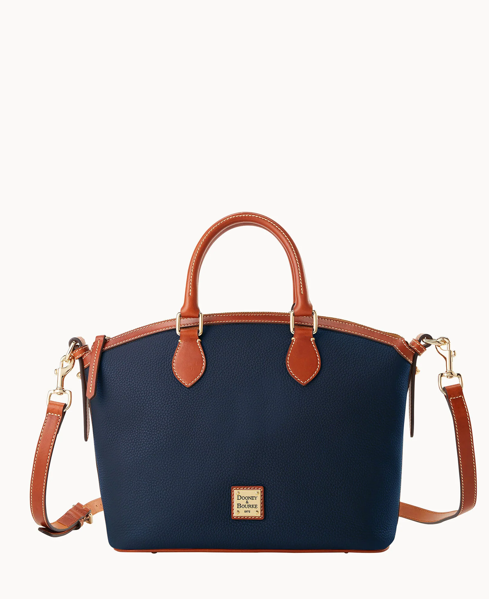 Pebble Grain Domed Satchel - Image 29