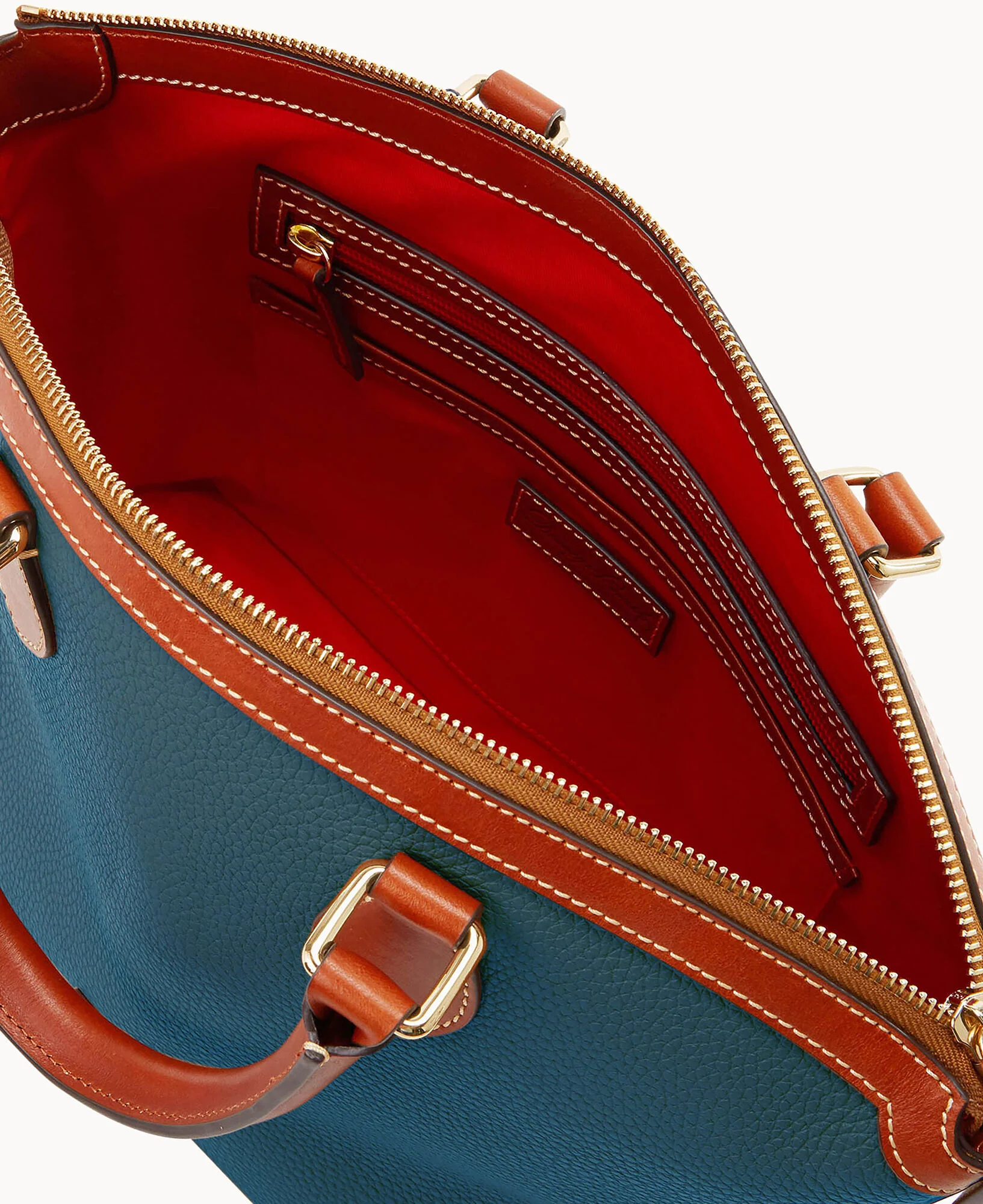 Pebble Grain Domed Satchel - Image 3
