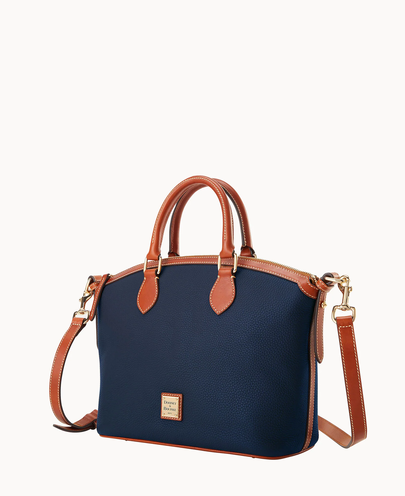 Pebble Grain Domed Satchel - Image 30