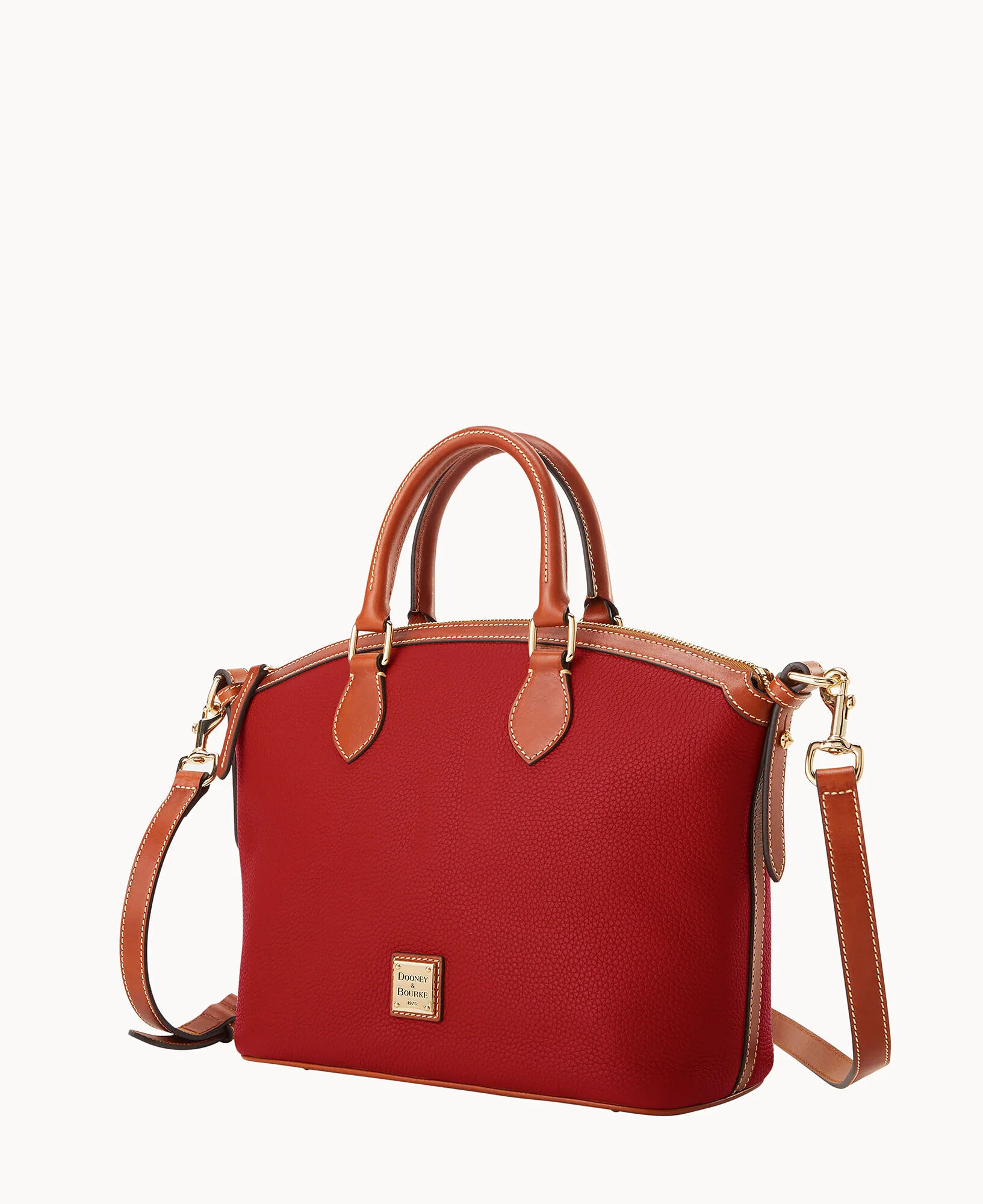 Pebble Grain Domed Satchel - Image 42