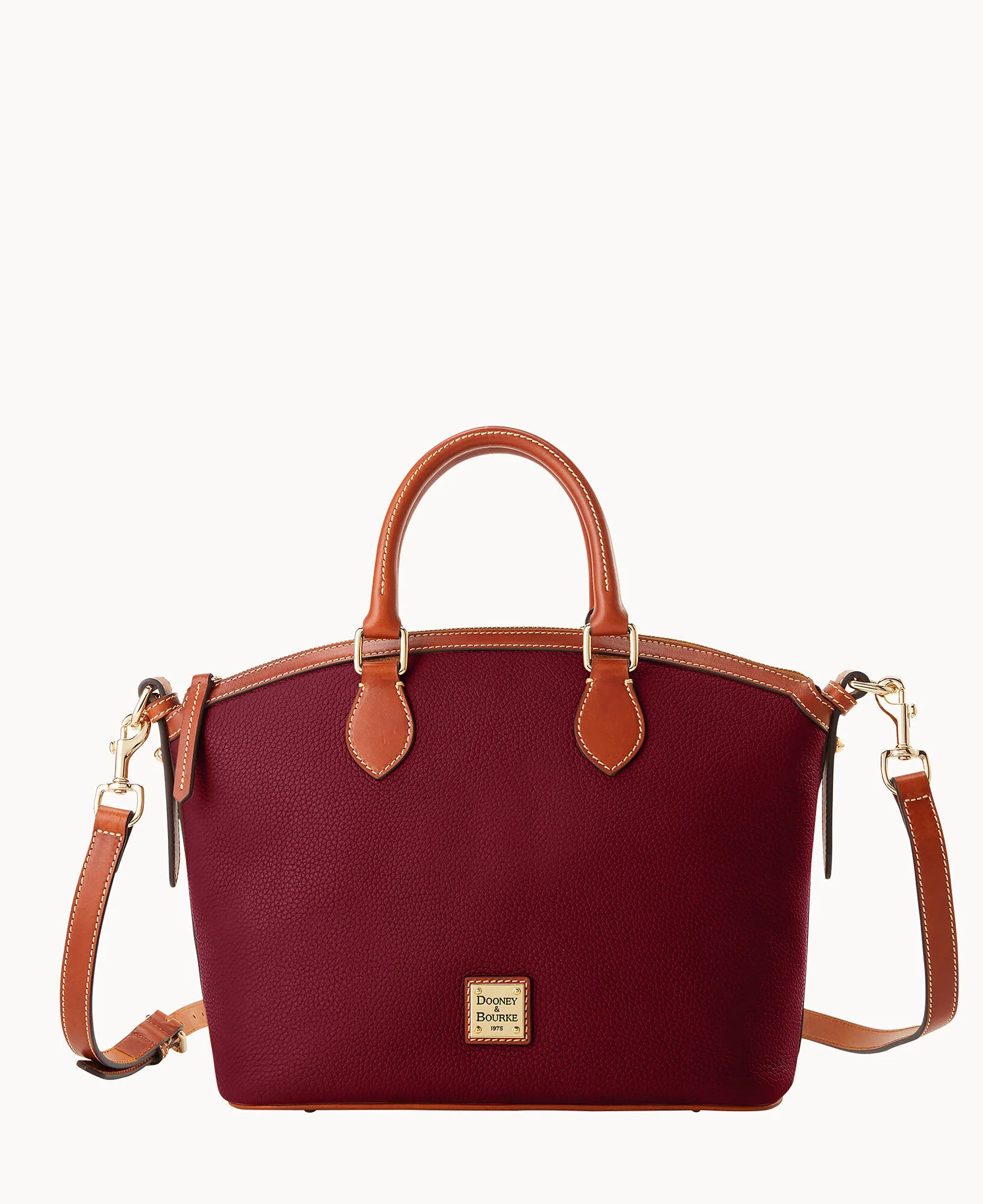 Pebble Grain Domed Satchel - Image 45