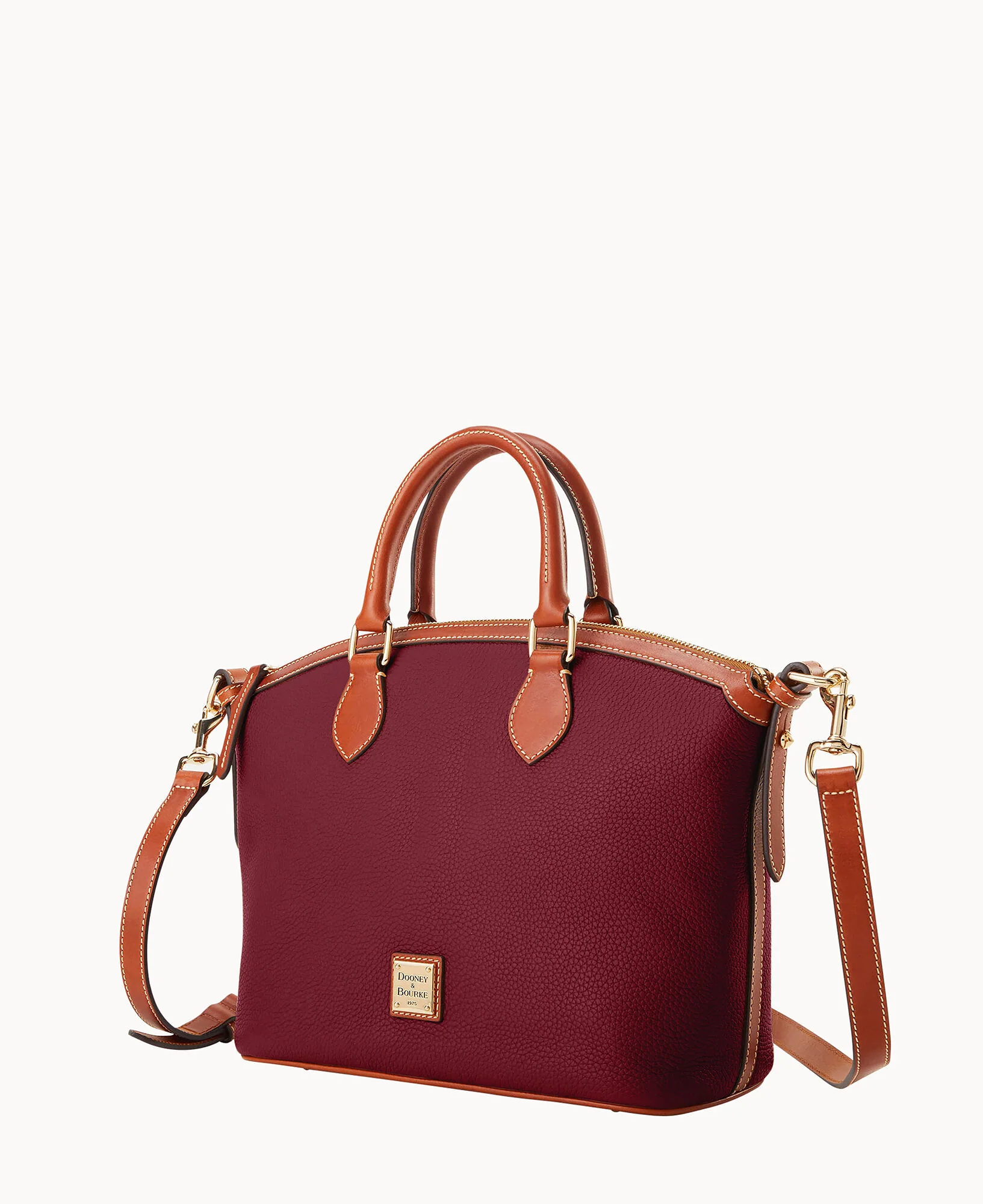 Pebble Grain Domed Satchel - Image 46