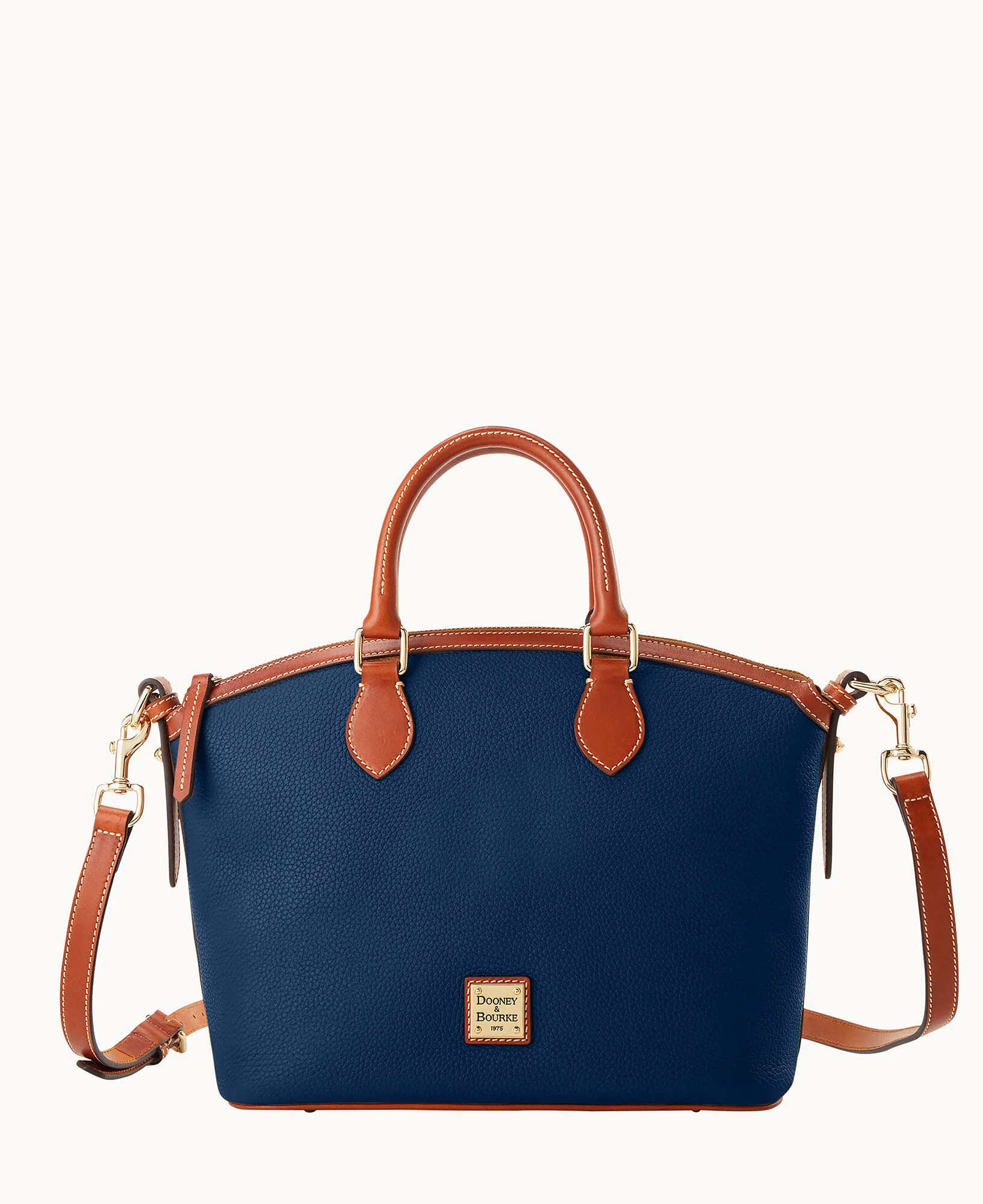 Pebble Grain Domed Satchel - Image 5
