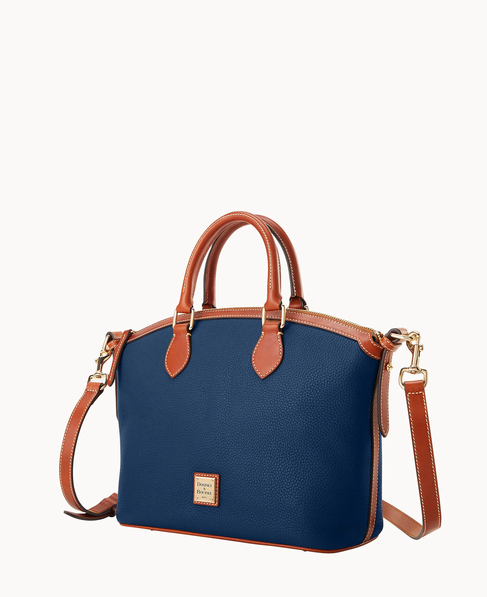 Pebble Grain Domed Satchel - Image 6