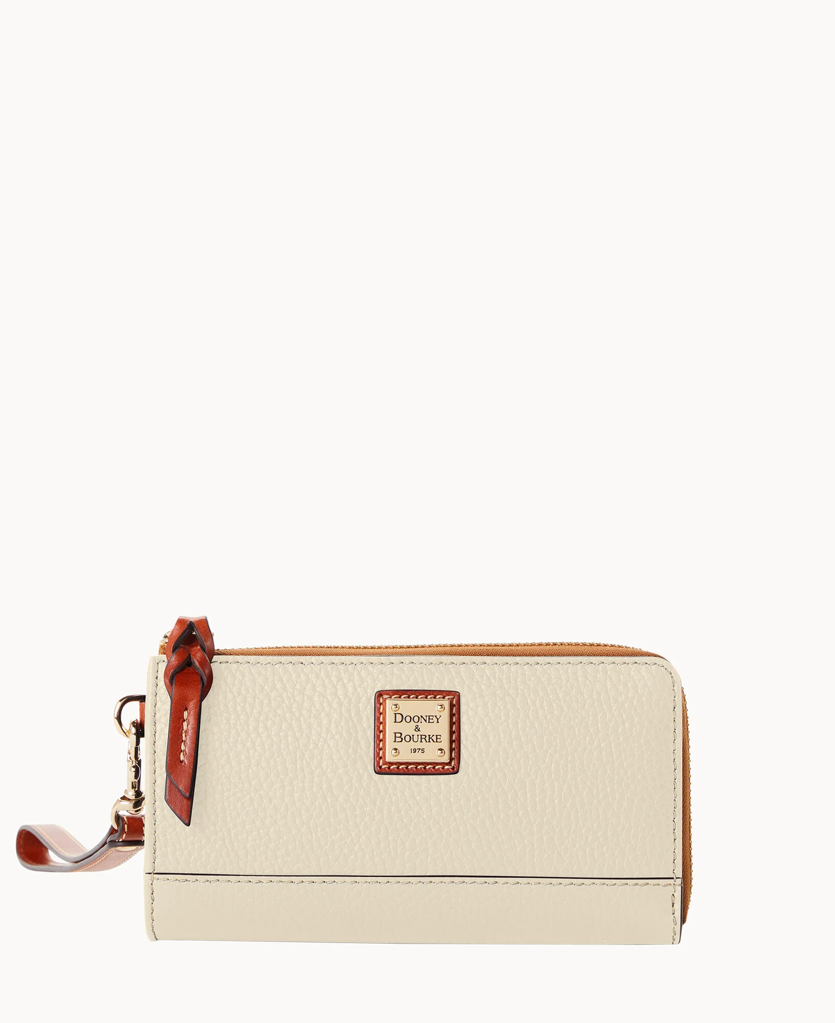 Pebble Grain Folded Zip Wristlet - Image 10