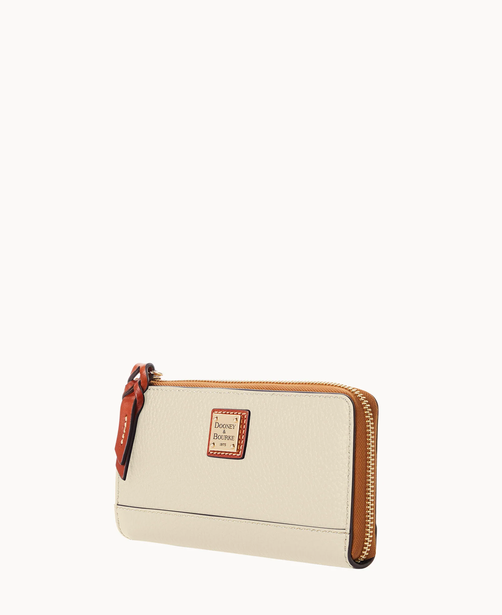 Pebble Grain Folded Zip Wristlet - Image 11