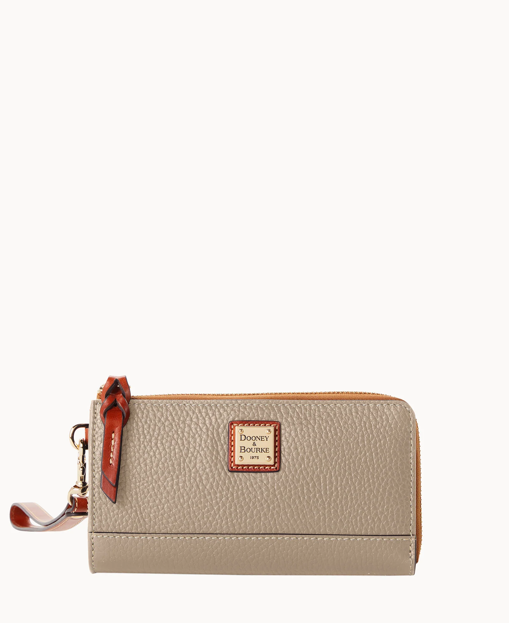 Pebble Grain Folded Zip Wristlet - Image 13