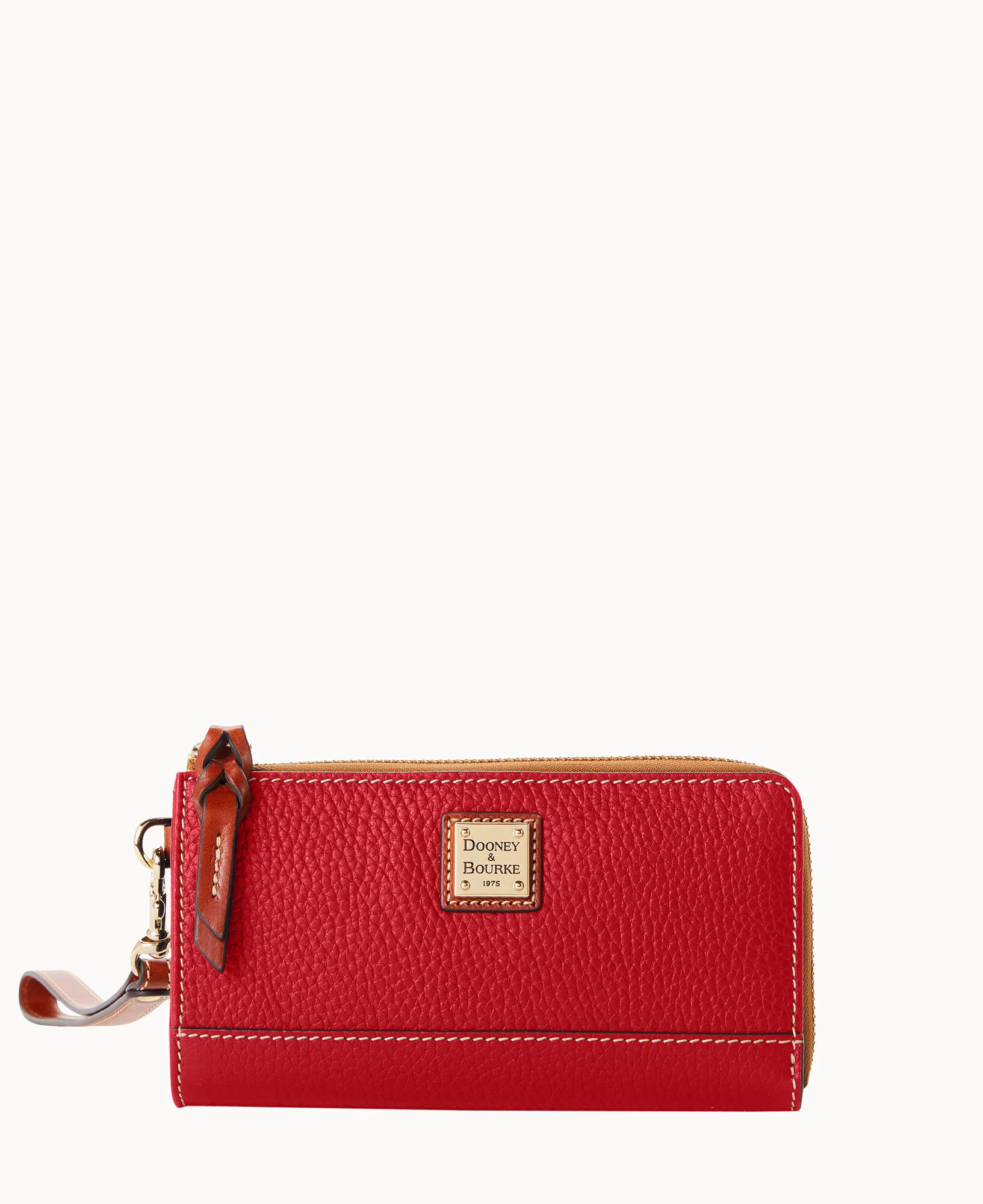 Pebble Grain Folded Zip Wristlet - Image 19