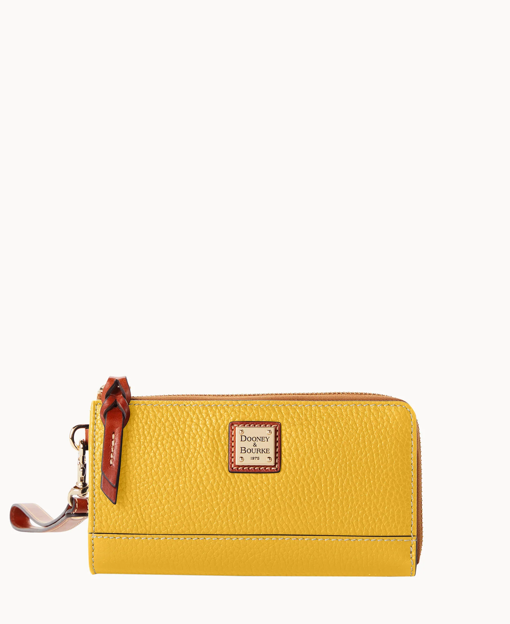 Pebble Grain Folded Zip Wristlet - Image 25