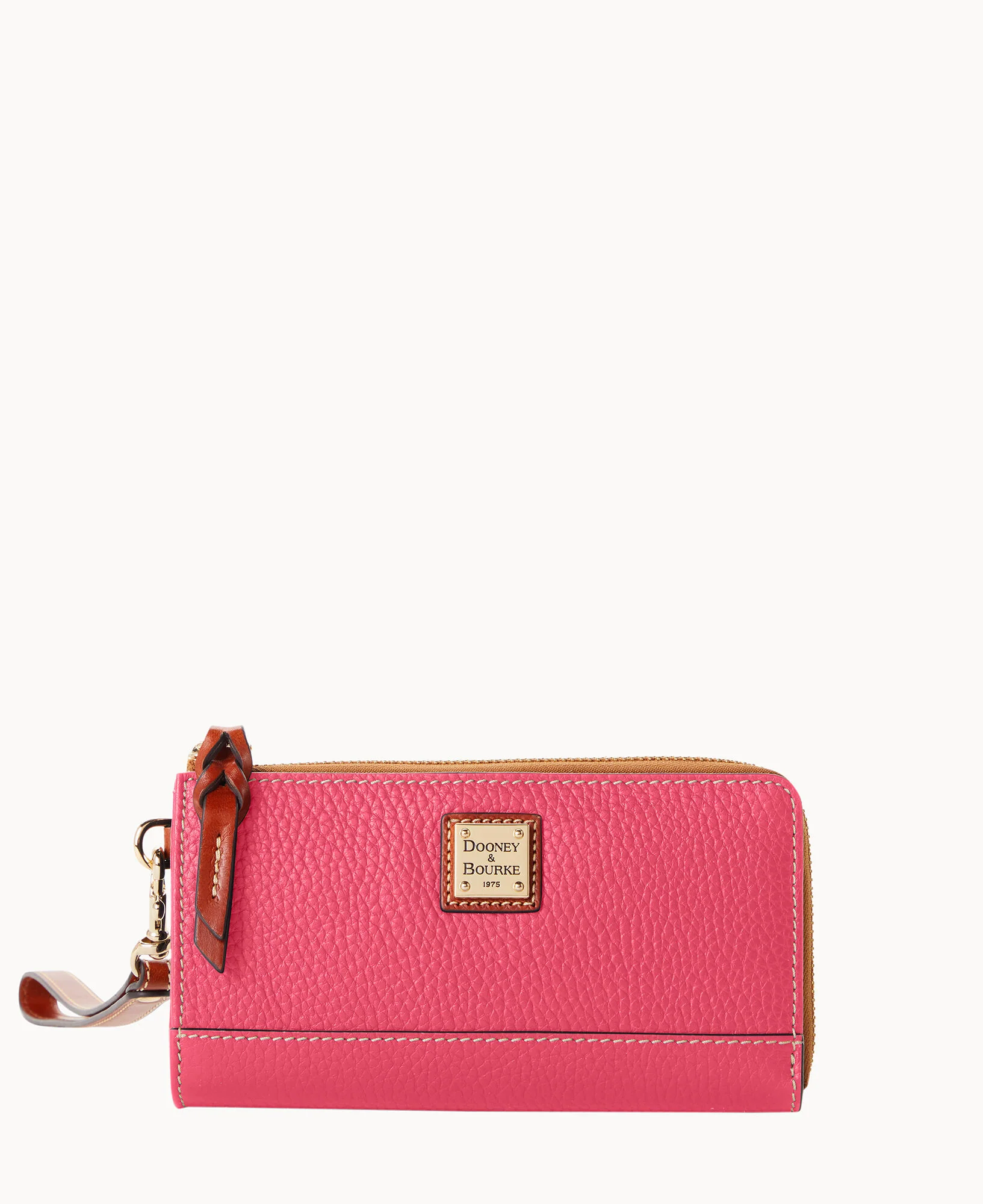 Pebble Grain Folded Zip Wristlet - Image 31
