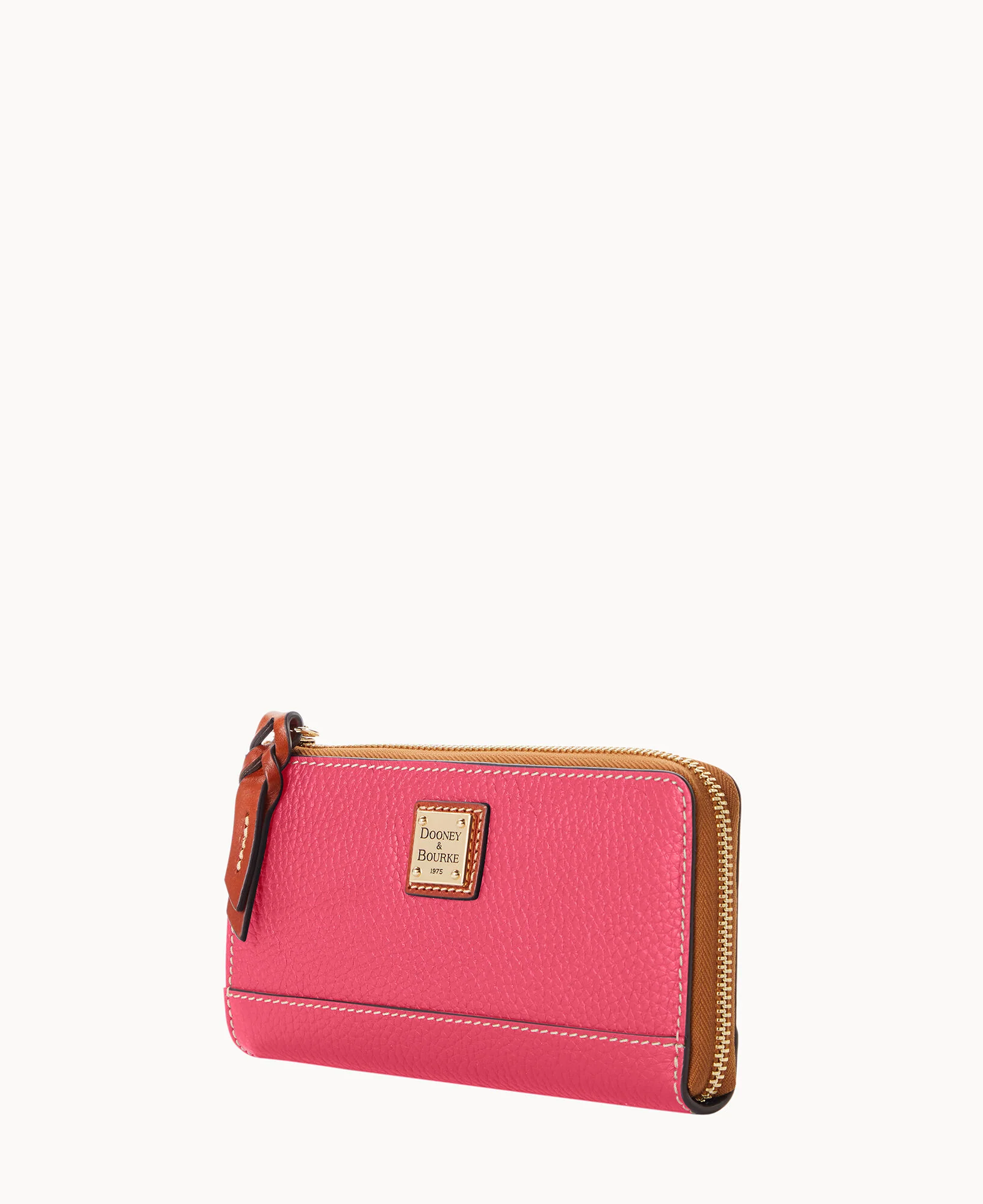 Pebble Grain Folded Zip Wristlet - Image 32