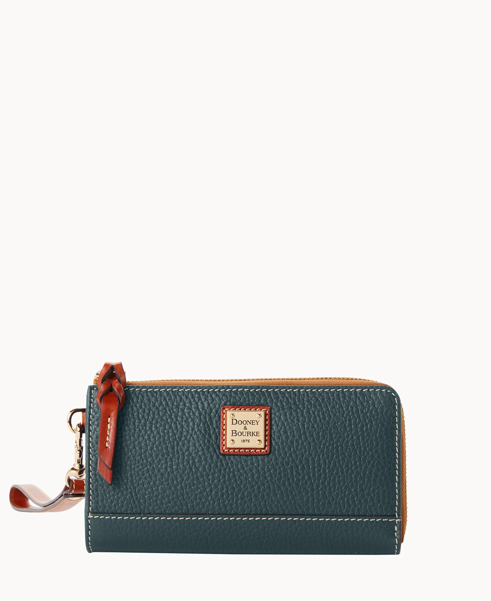 Pebble Grain Folded Zip Wristlet - Image 34