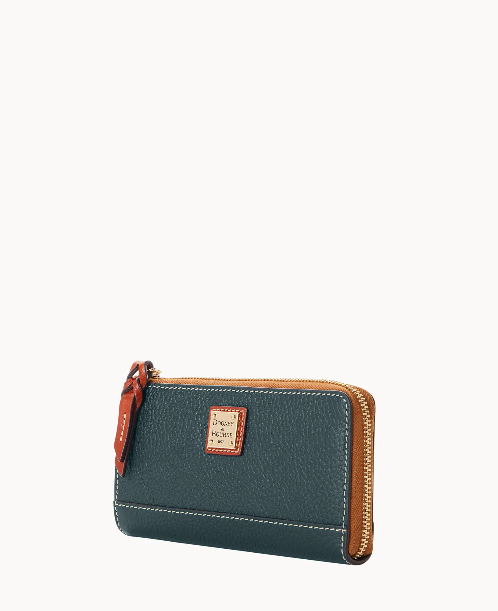 Pebble Grain Folded Zip Wristlet - Image 35