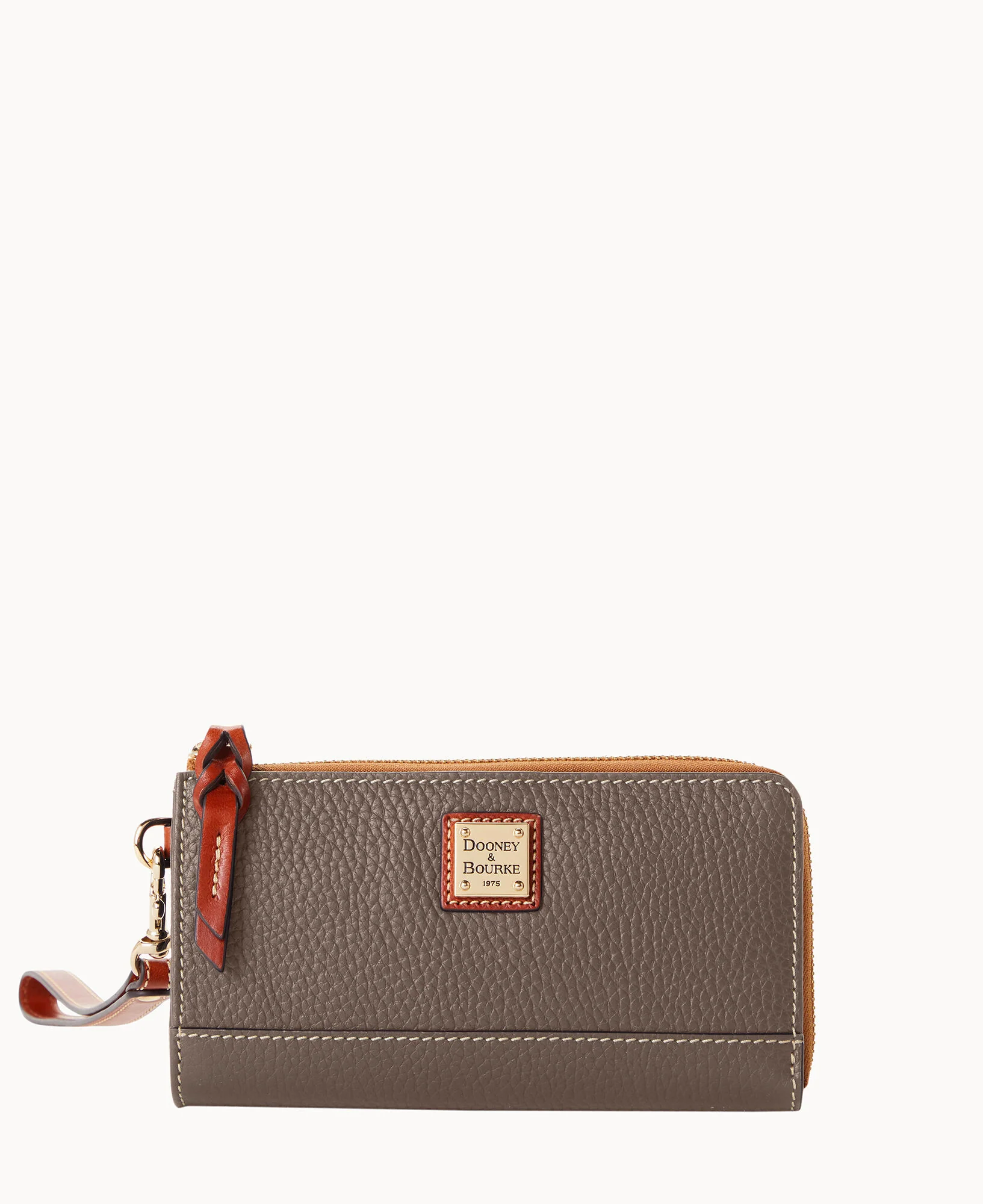 Pebble Grain Folded Zip Wristlet - Image 40