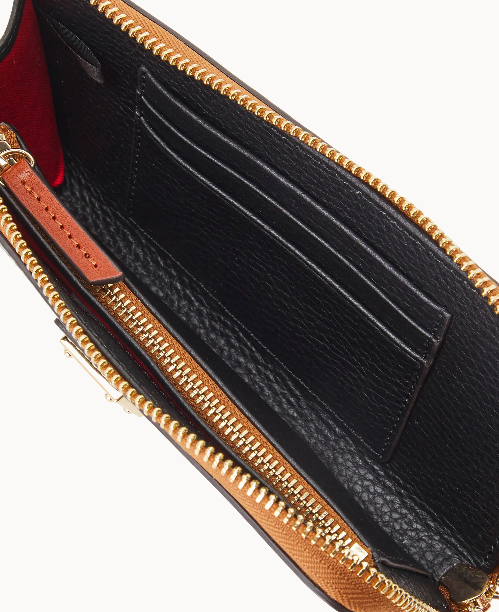 Pebble Grain Folded Zip Wristlet - Image 45