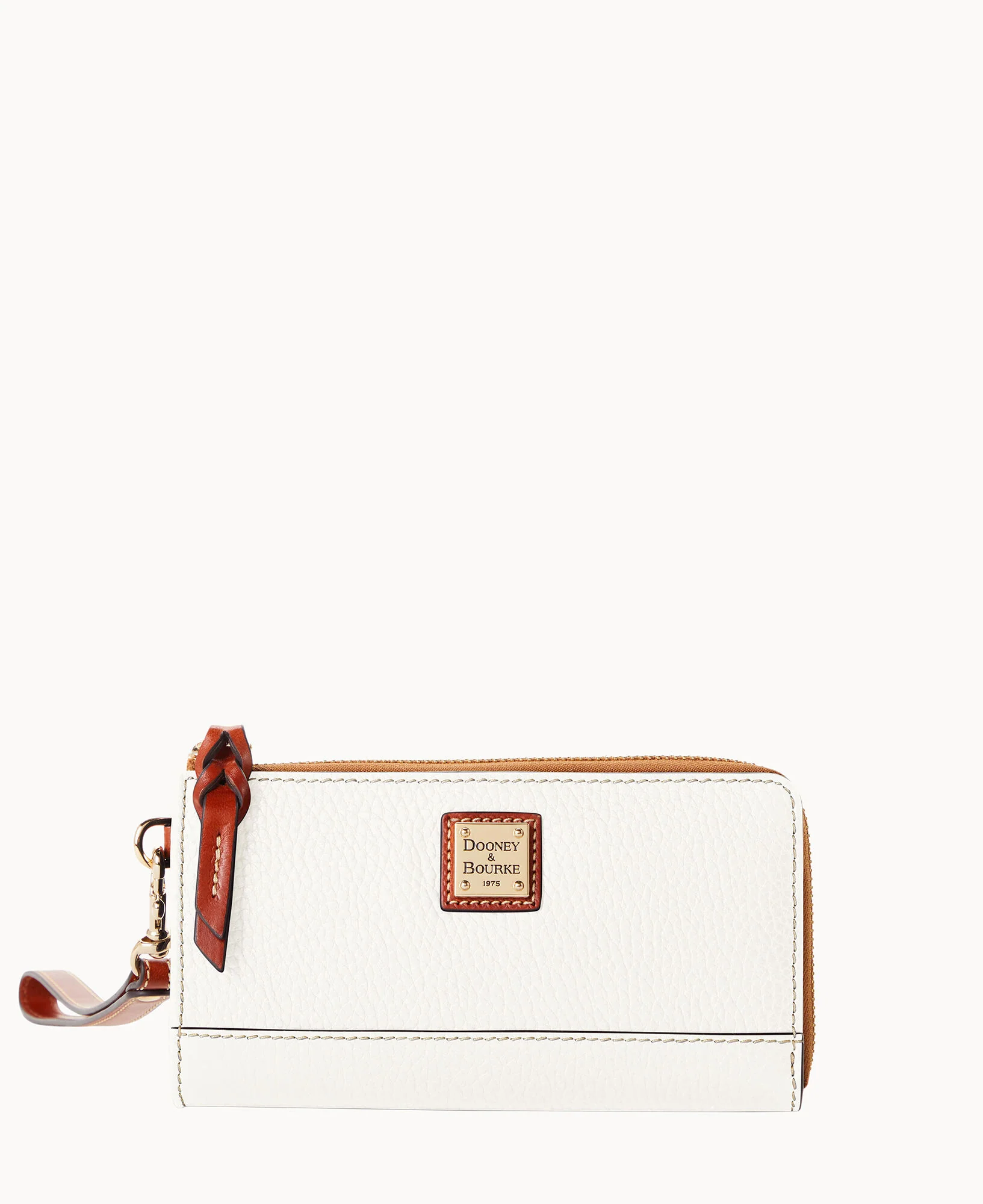 Pebble Grain Folded Zip Wristlet - Image 46
