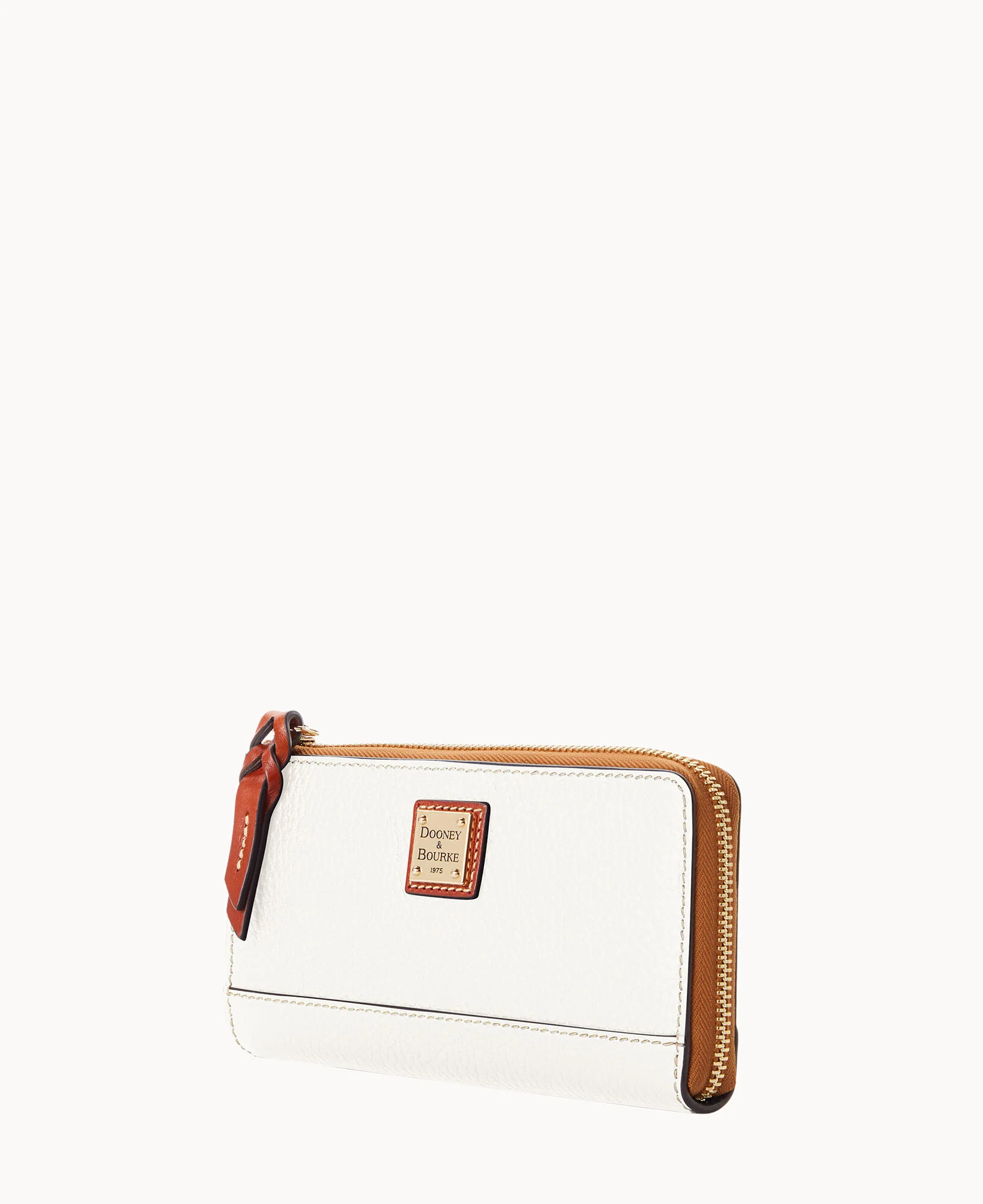 Pebble Grain Folded Zip Wristlet - Image 47