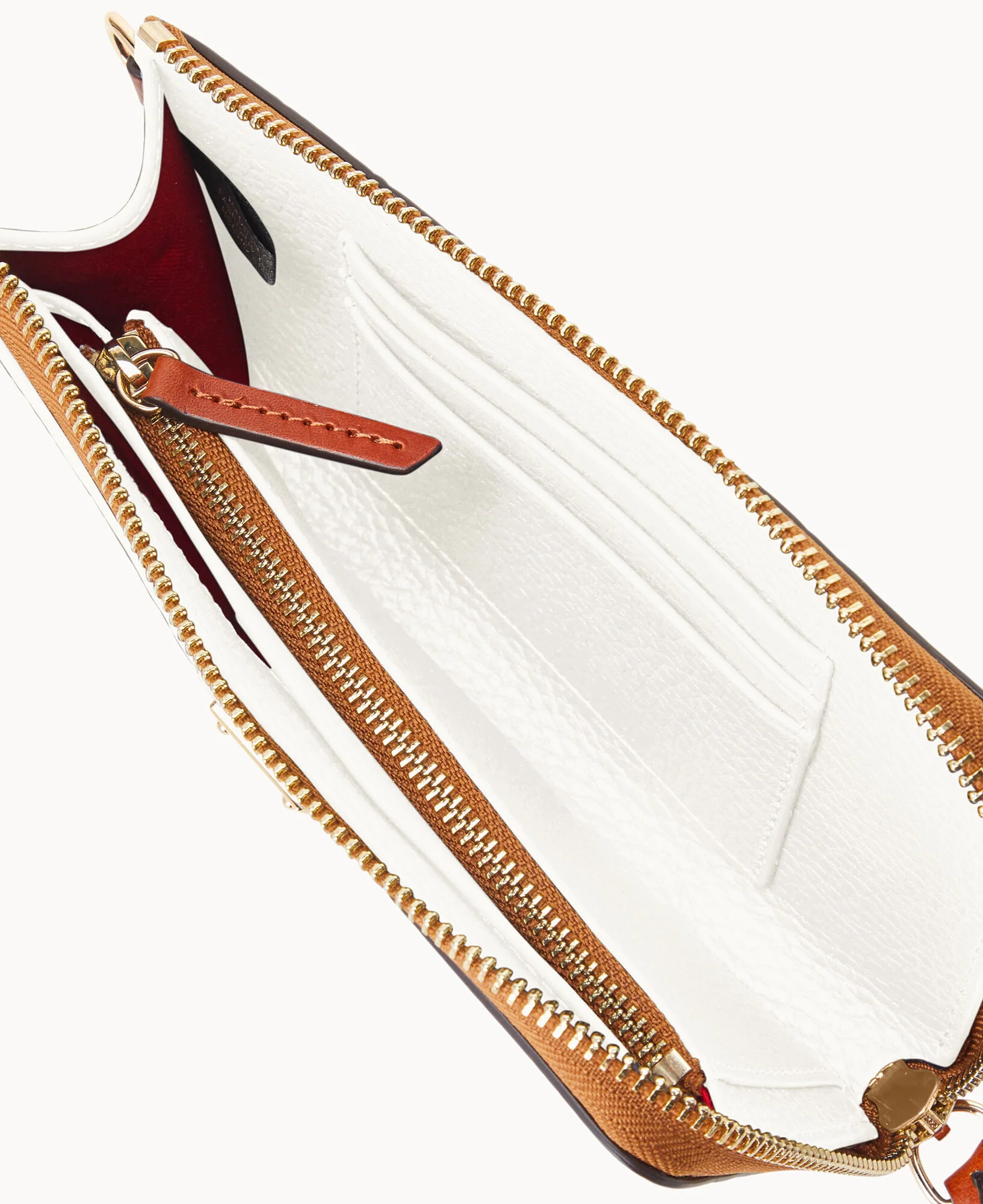 Pebble Grain Folded Zip Wristlet - Image 48