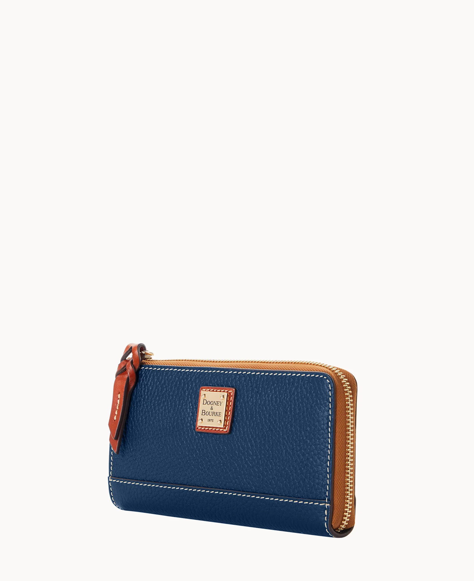 Pebble Grain Folded Zip Wristlet - Image 50
