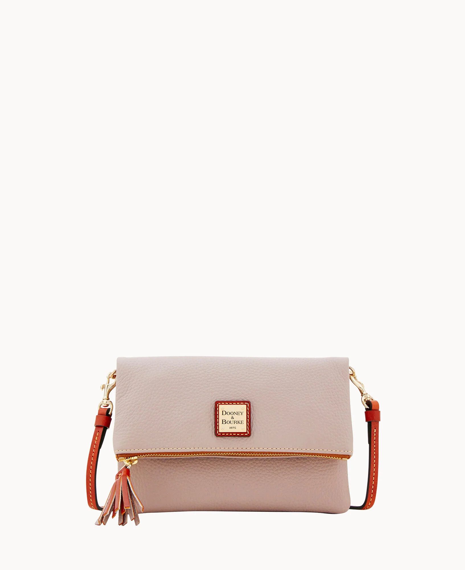 Pebble Grain Foldover Zip Crossbody - Image 11