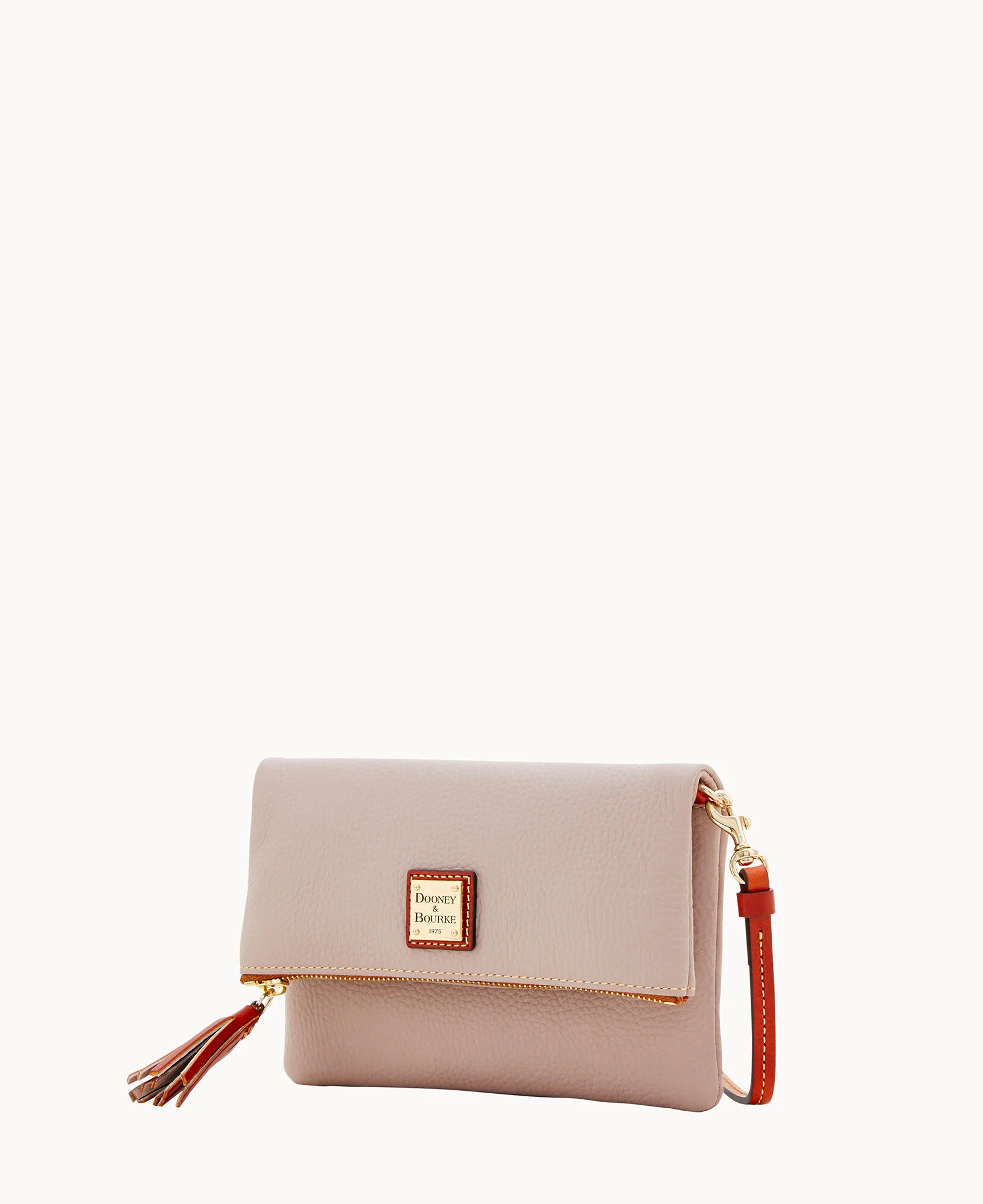 Pebble Grain Foldover Zip Crossbody - Image 12