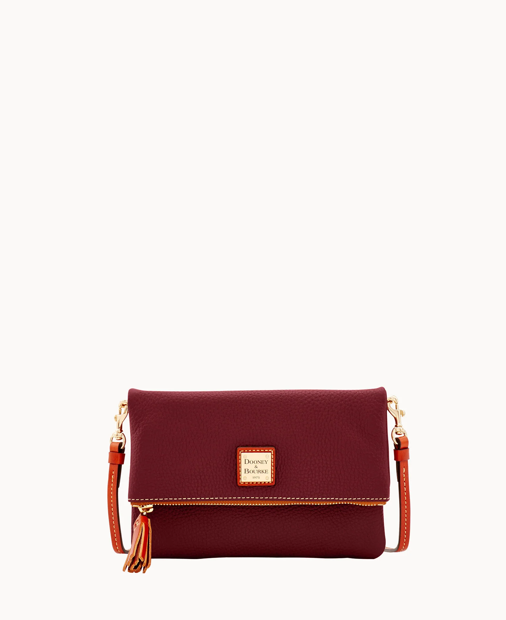 Pebble Grain Foldover Zip Crossbody - Image 26