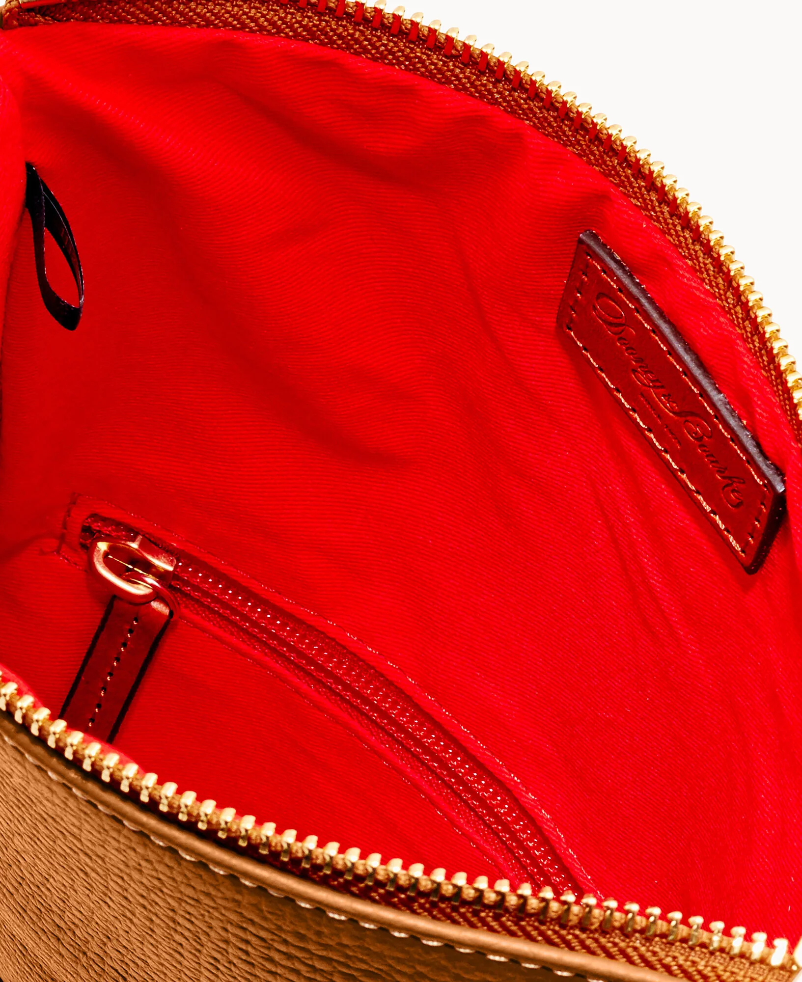 Pebble Grain Foldover Zip Crossbody - Image 3