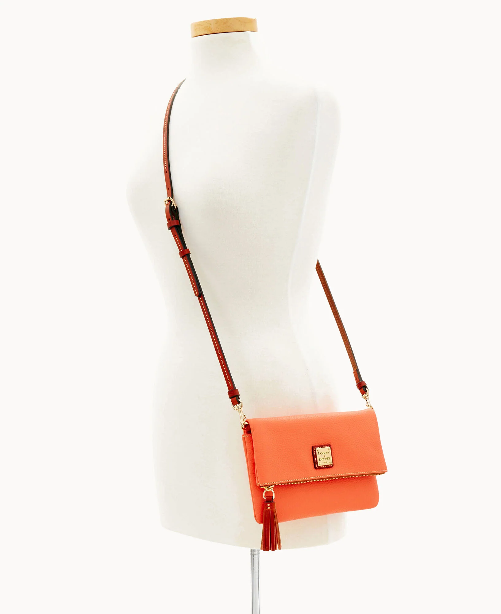 Pebble Grain Foldover Zip Crossbody - Image 55