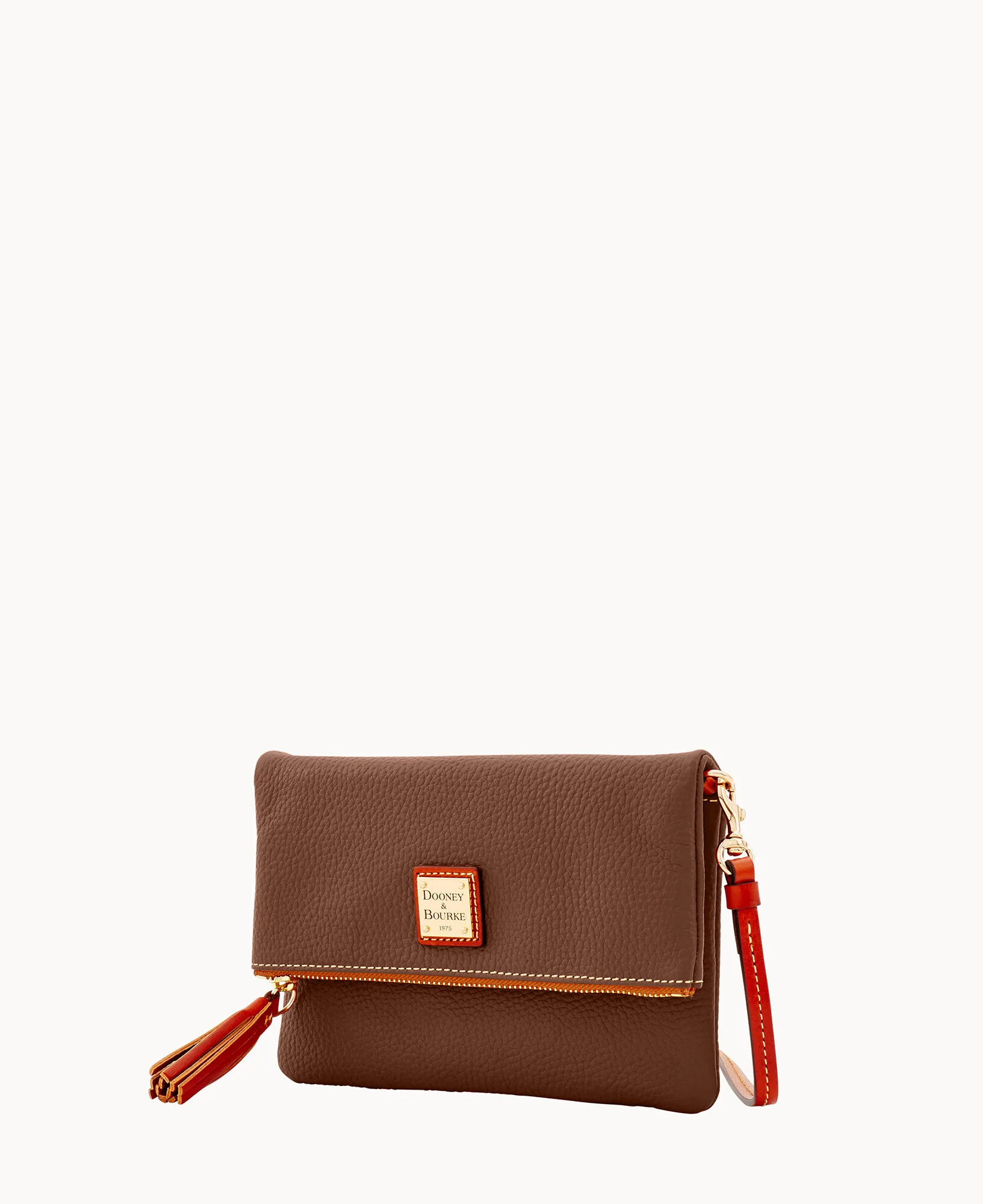 Pebble Grain Foldover Zip Crossbody - Image 7