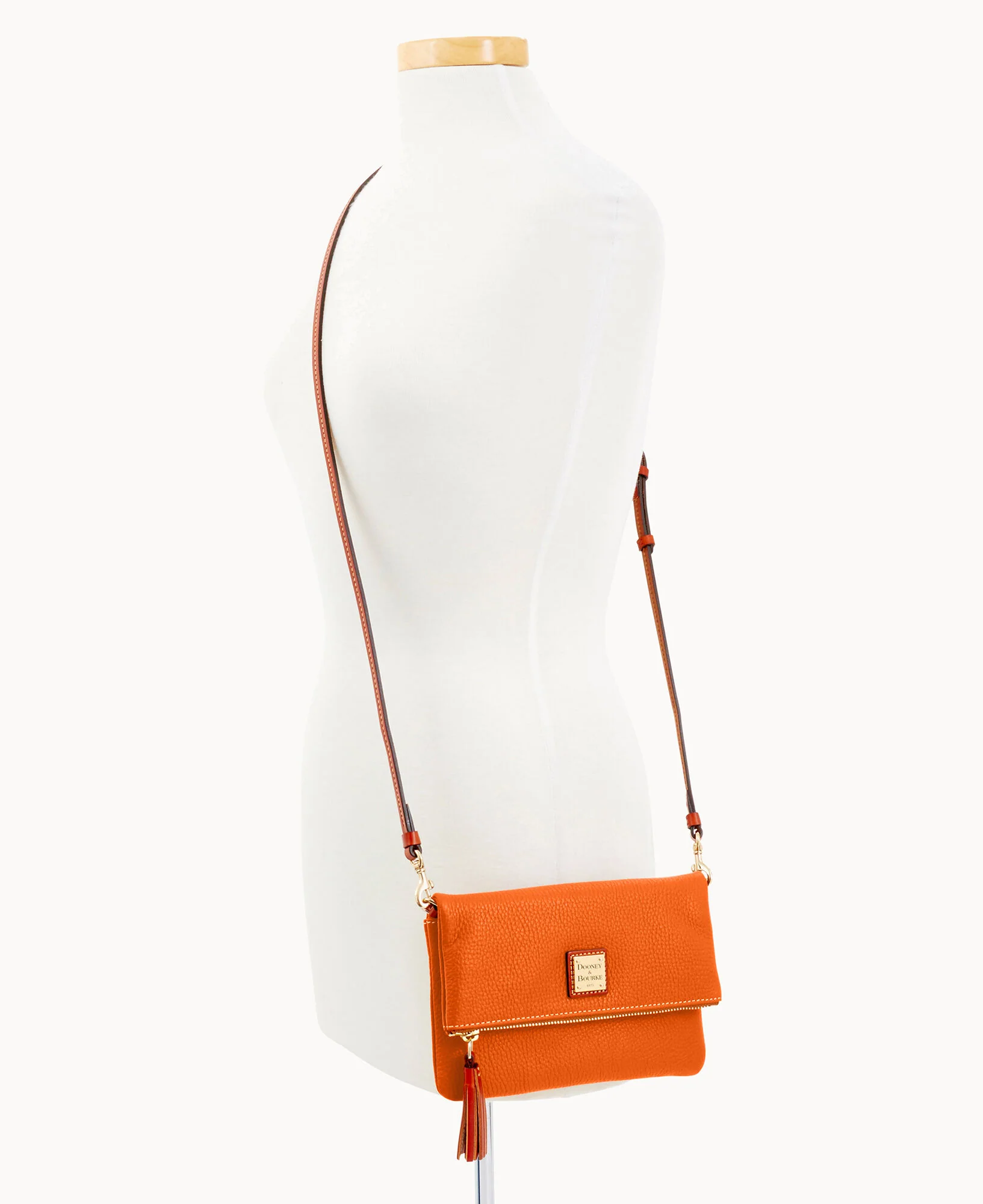 Pebble Grain Foldover Zip Crossbody - Image 70