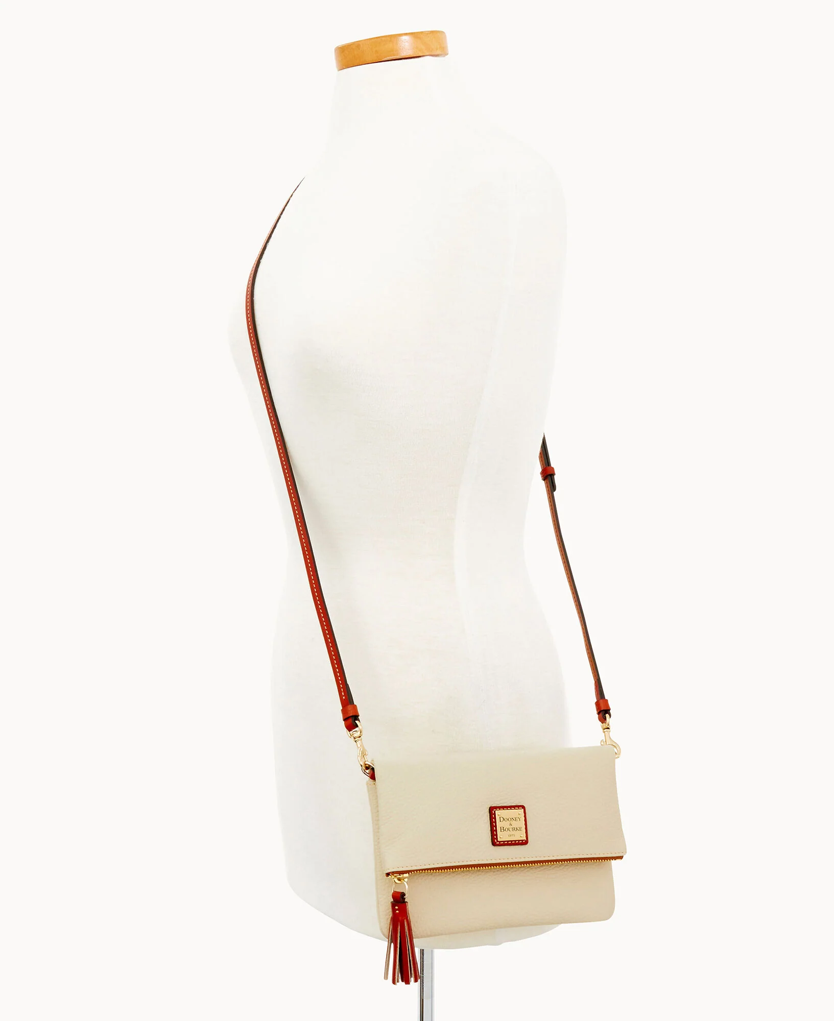 Pebble Grain Foldover Zip Crossbody - Image 75