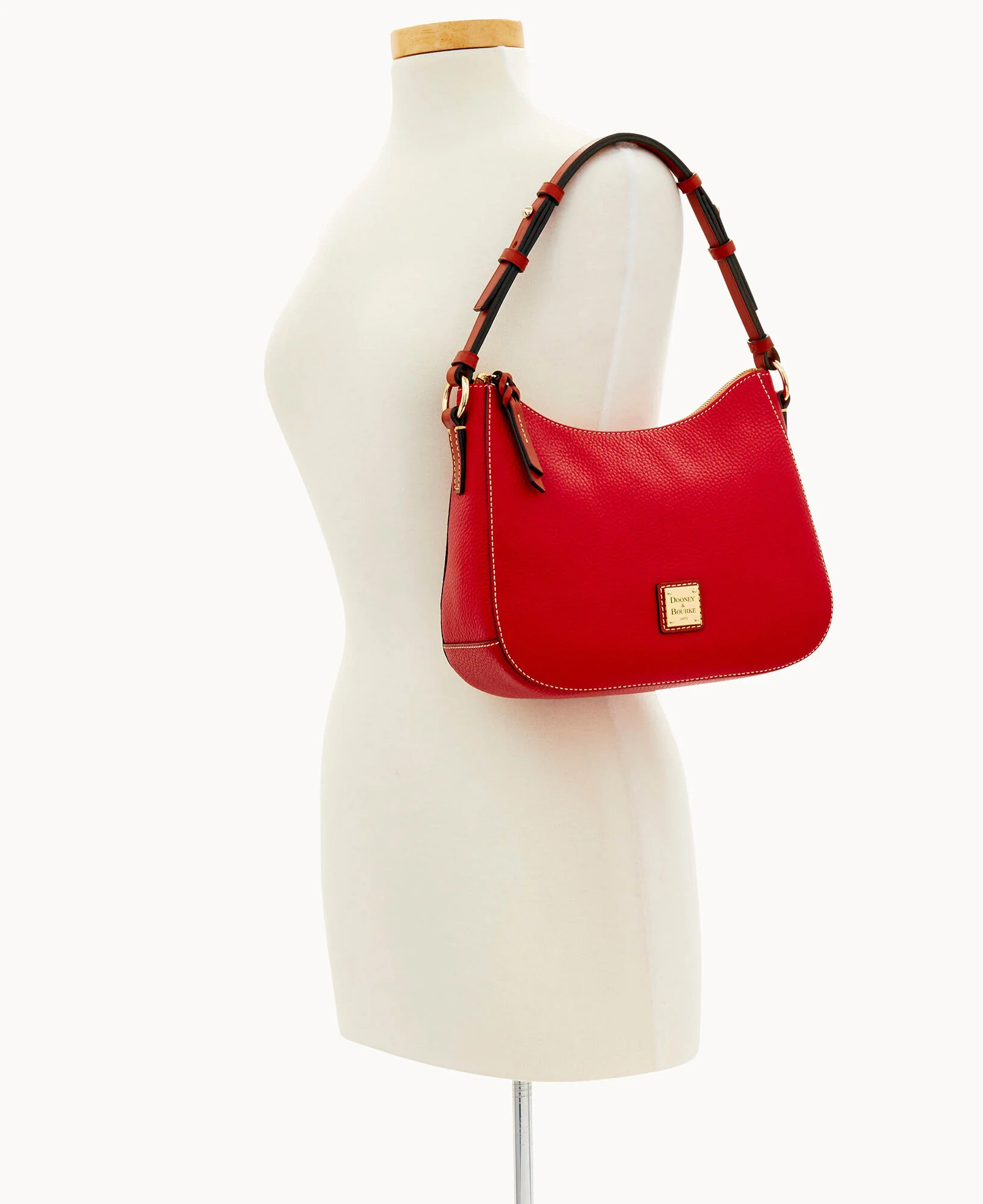 Pebble Grain Small Kiley Hobo - Image 14