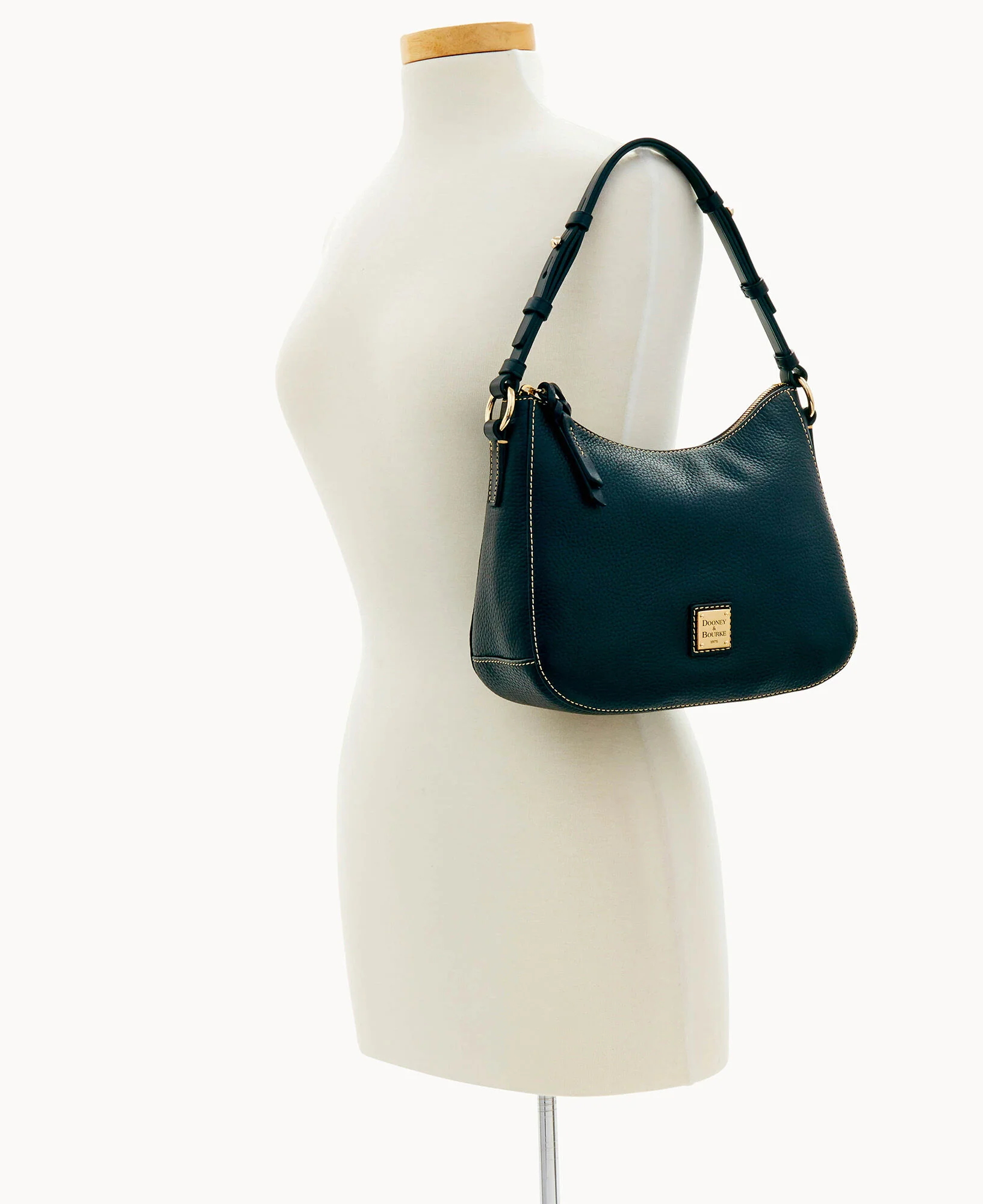 Pebble Grain Small Kiley Hobo - Image 19