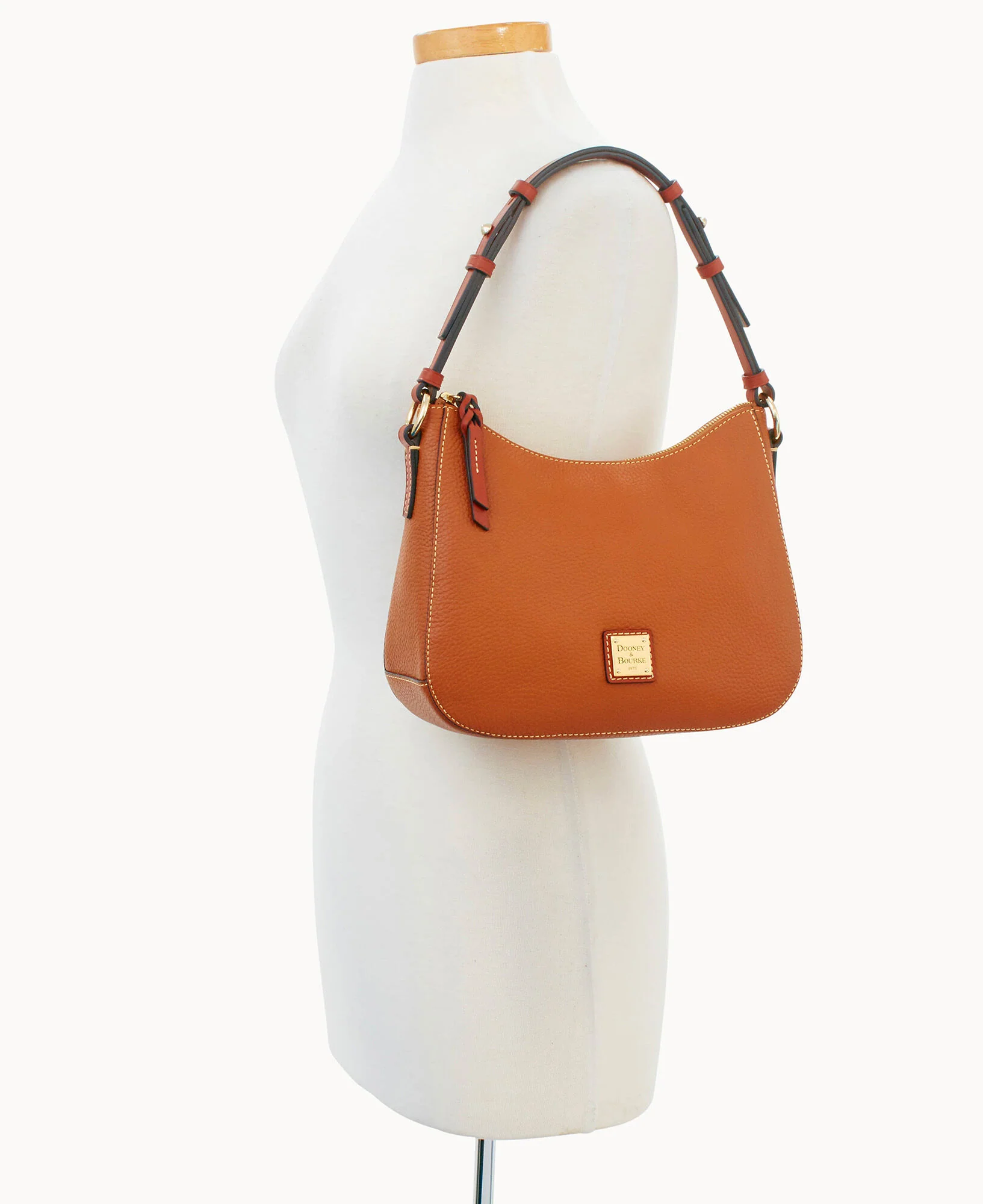 Pebble Grain Small Kiley Hobo - Image 9