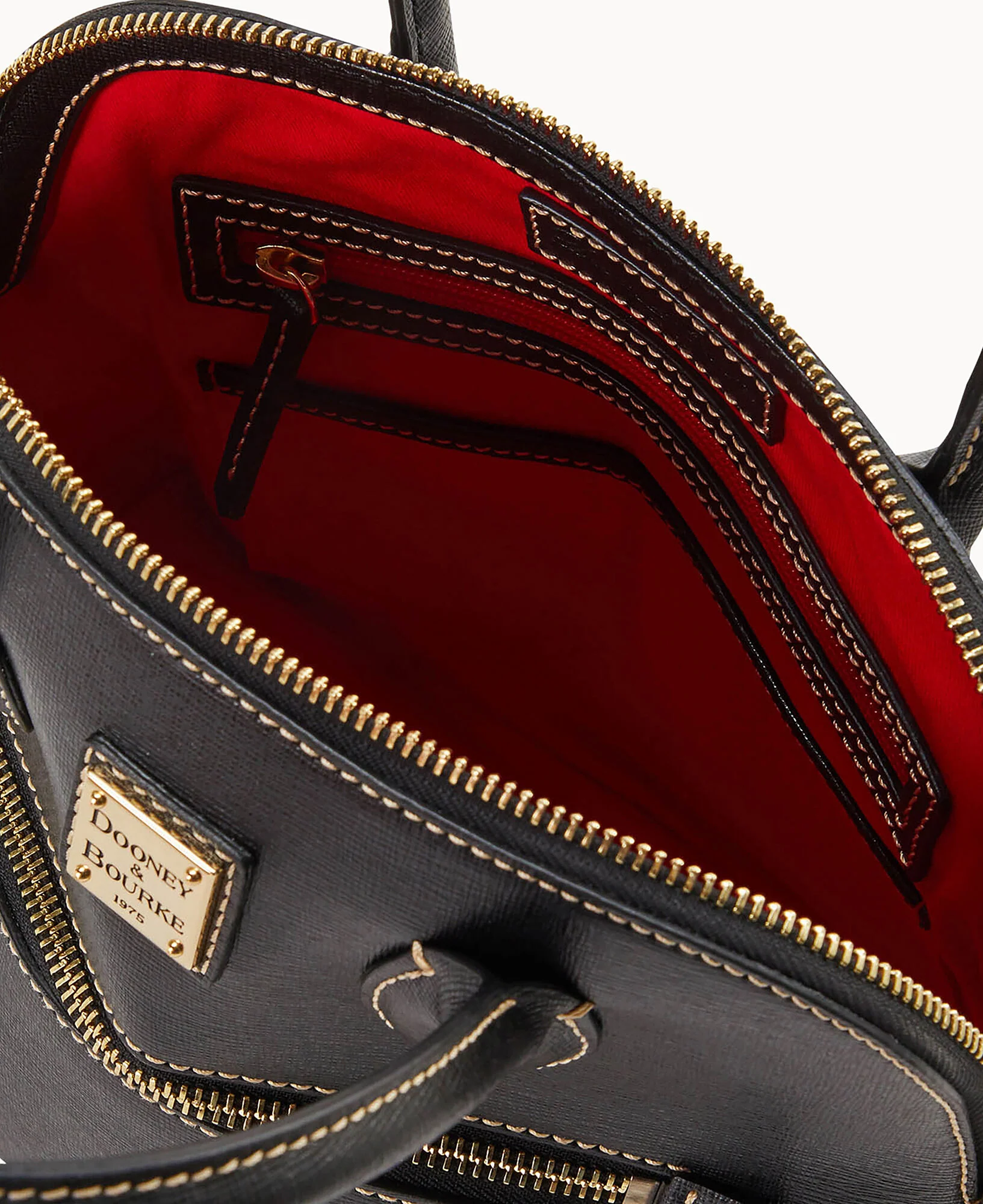 Saffiano Domed Satchel - Image 3